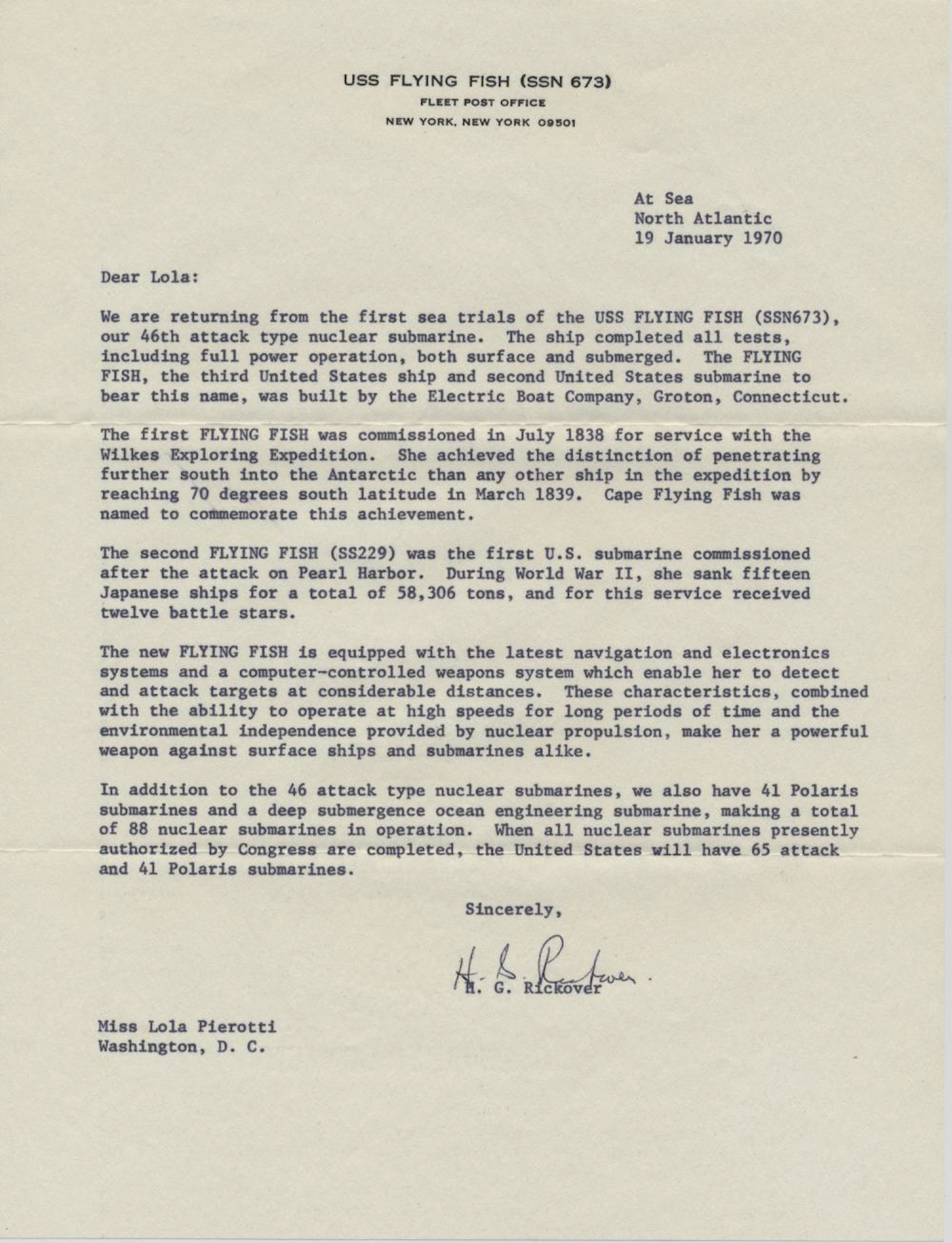 HYMAN G. RICKOVER
