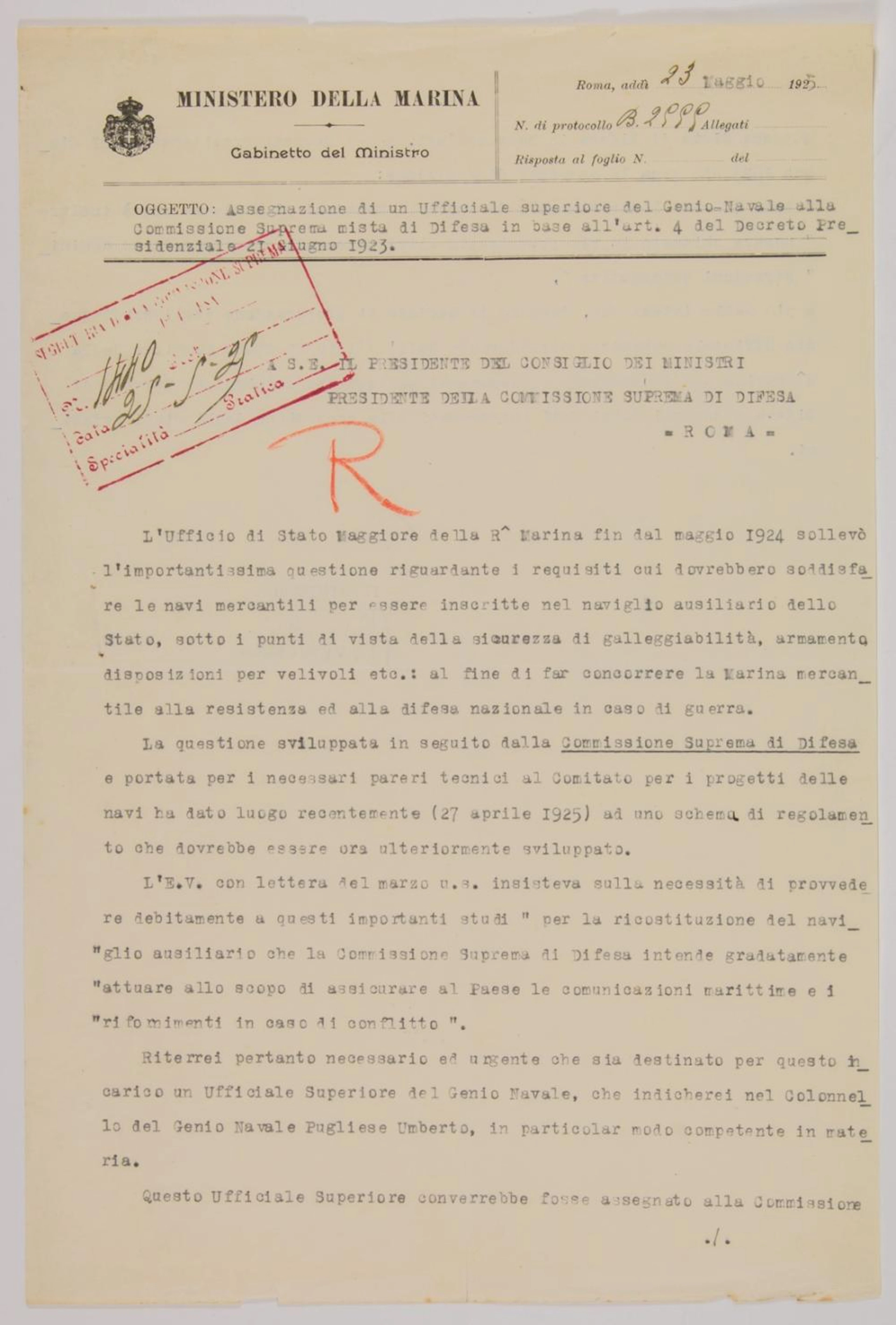 BENITO MUSSOLINI