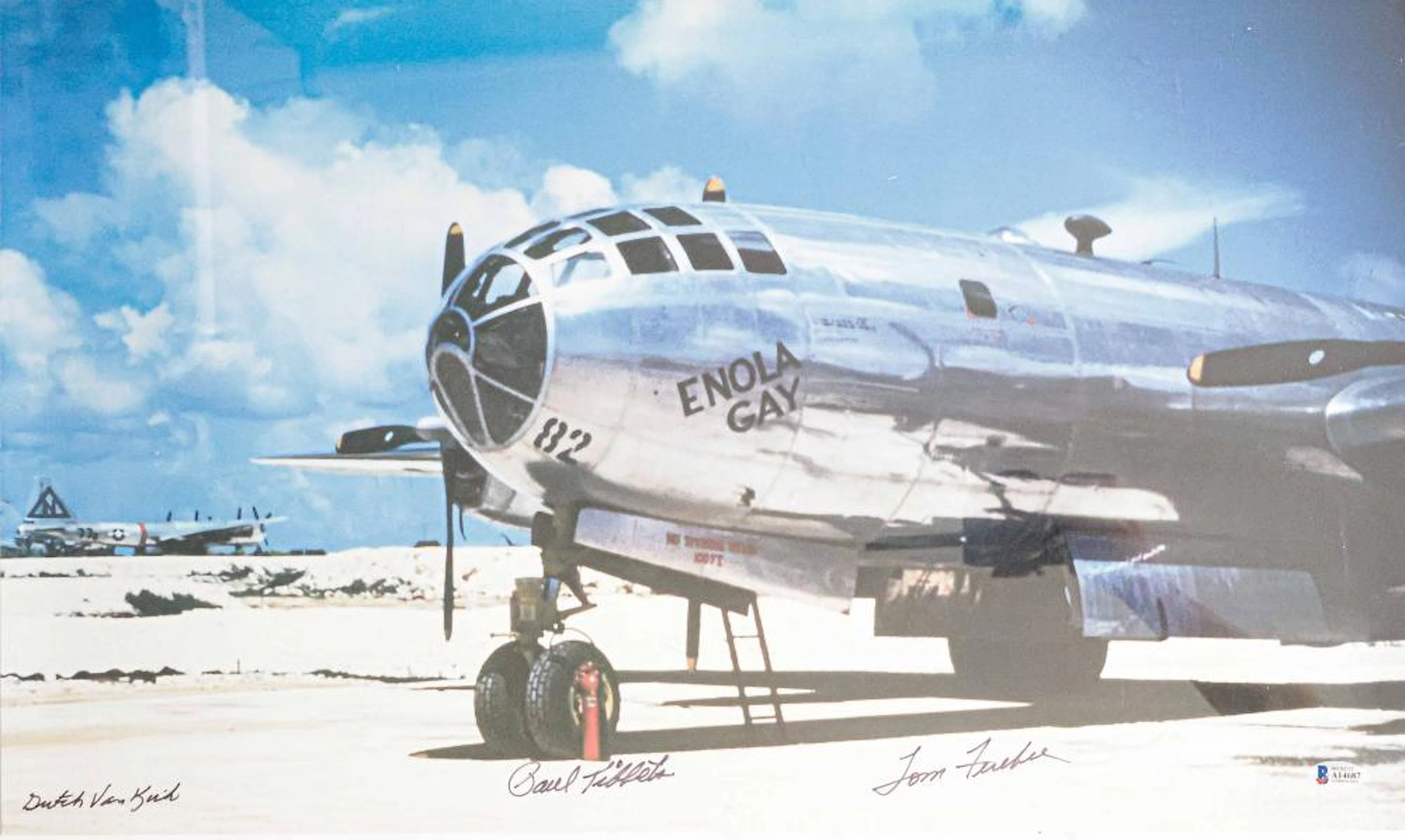 ENOLA GAY SIGNED PHOTO