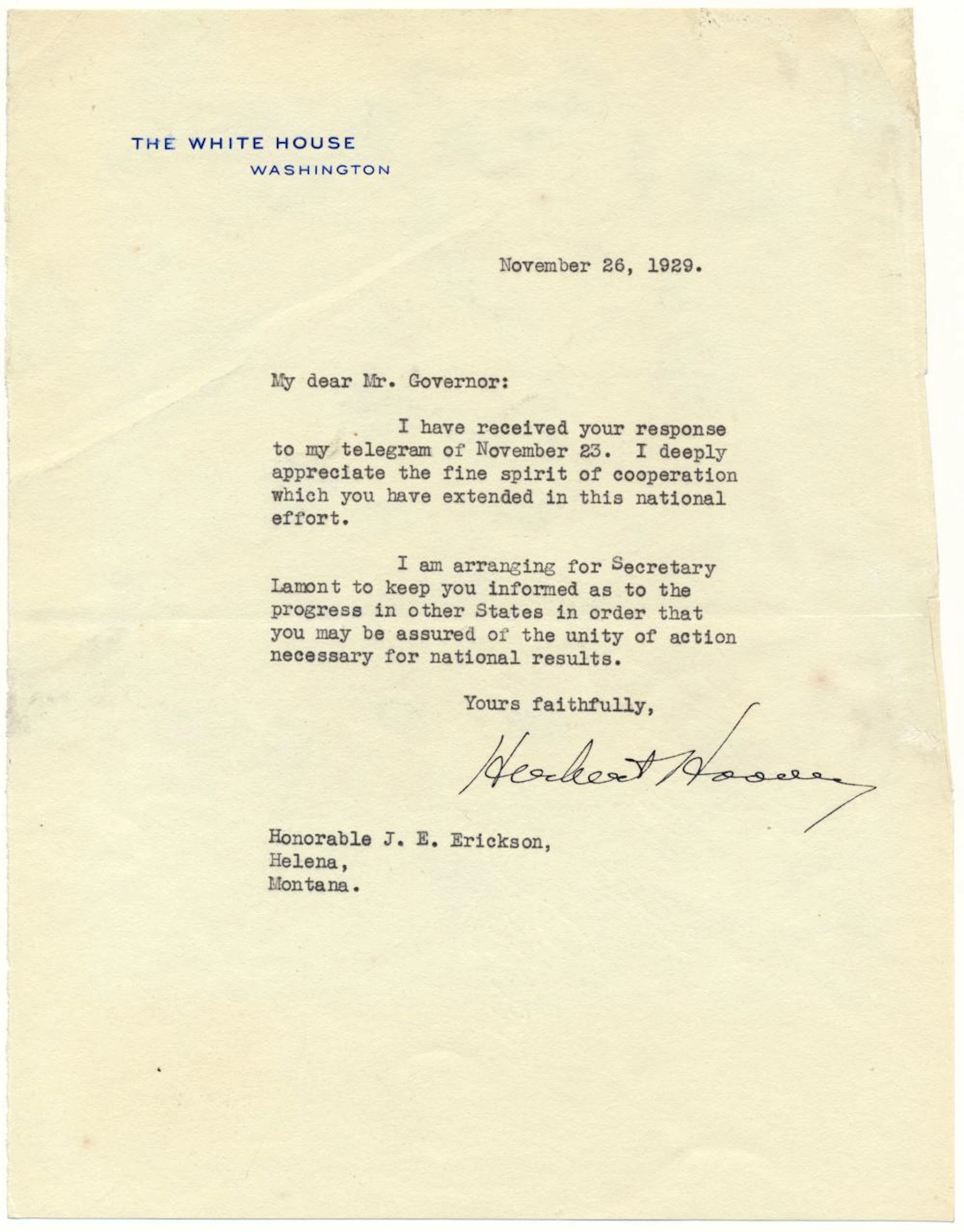 HERBERT HOOVER