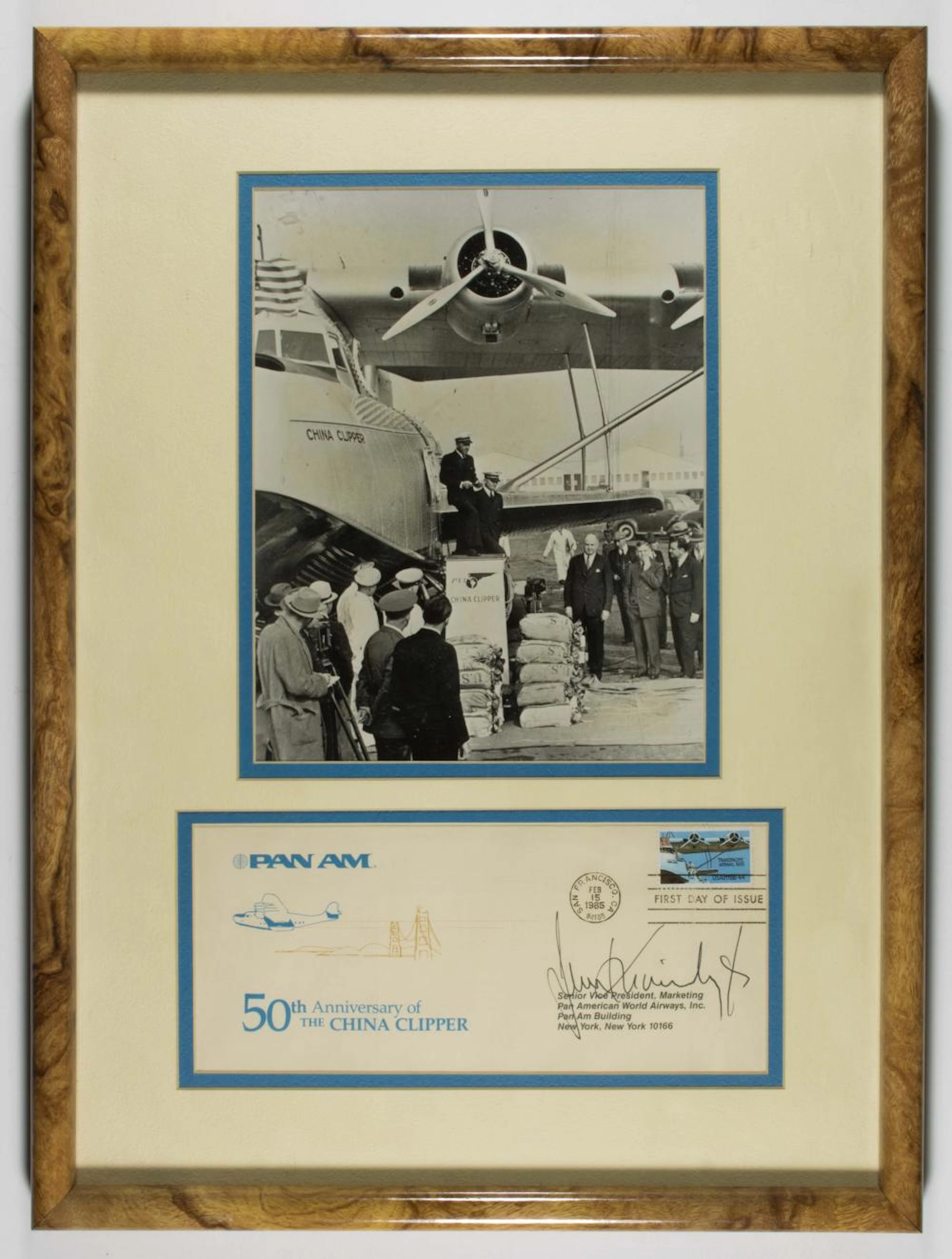 'CHINA CLIPPER' ANNIVERSARY DISPLAY