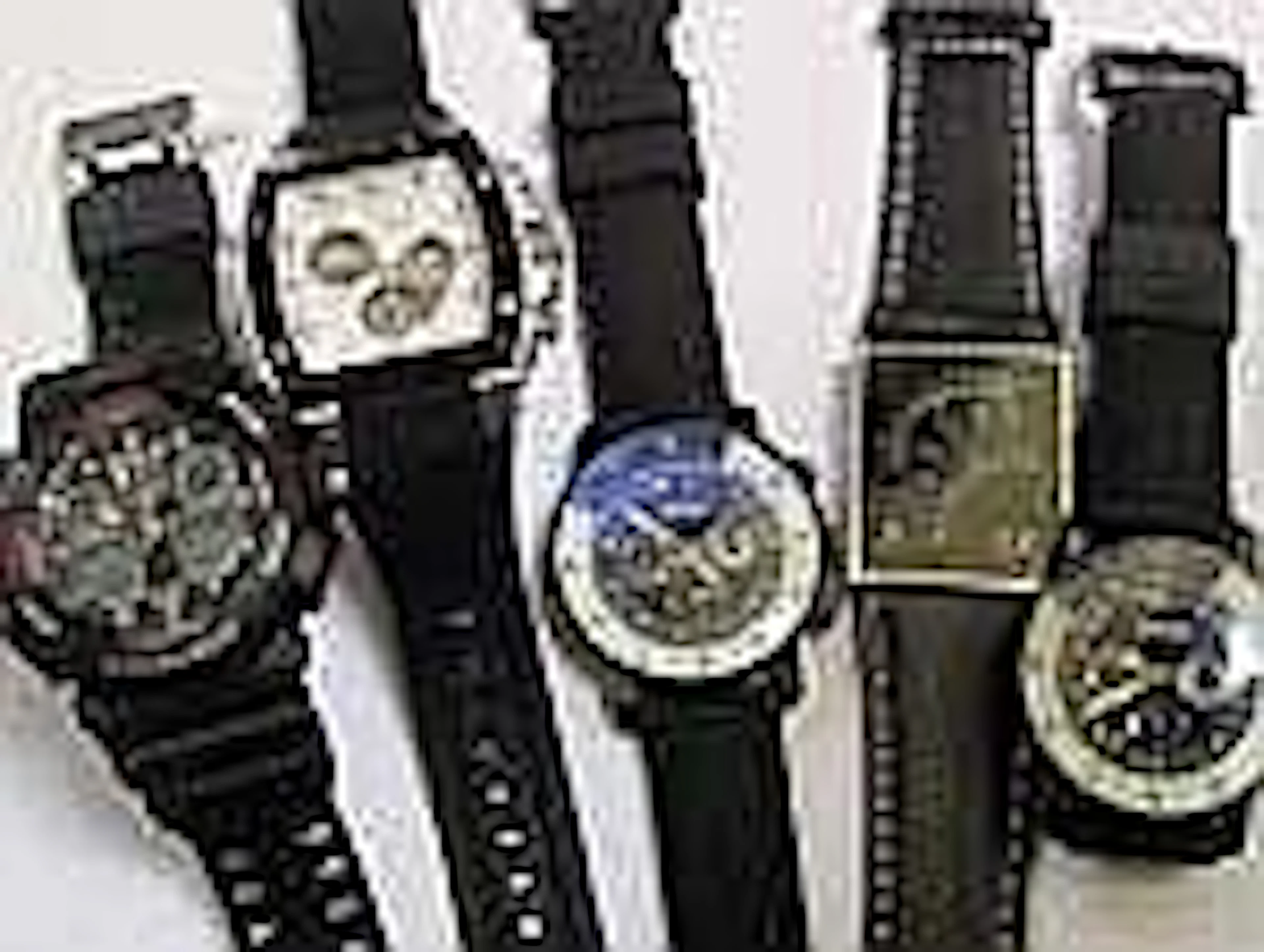 Five contemporary multifunctional wristwatches