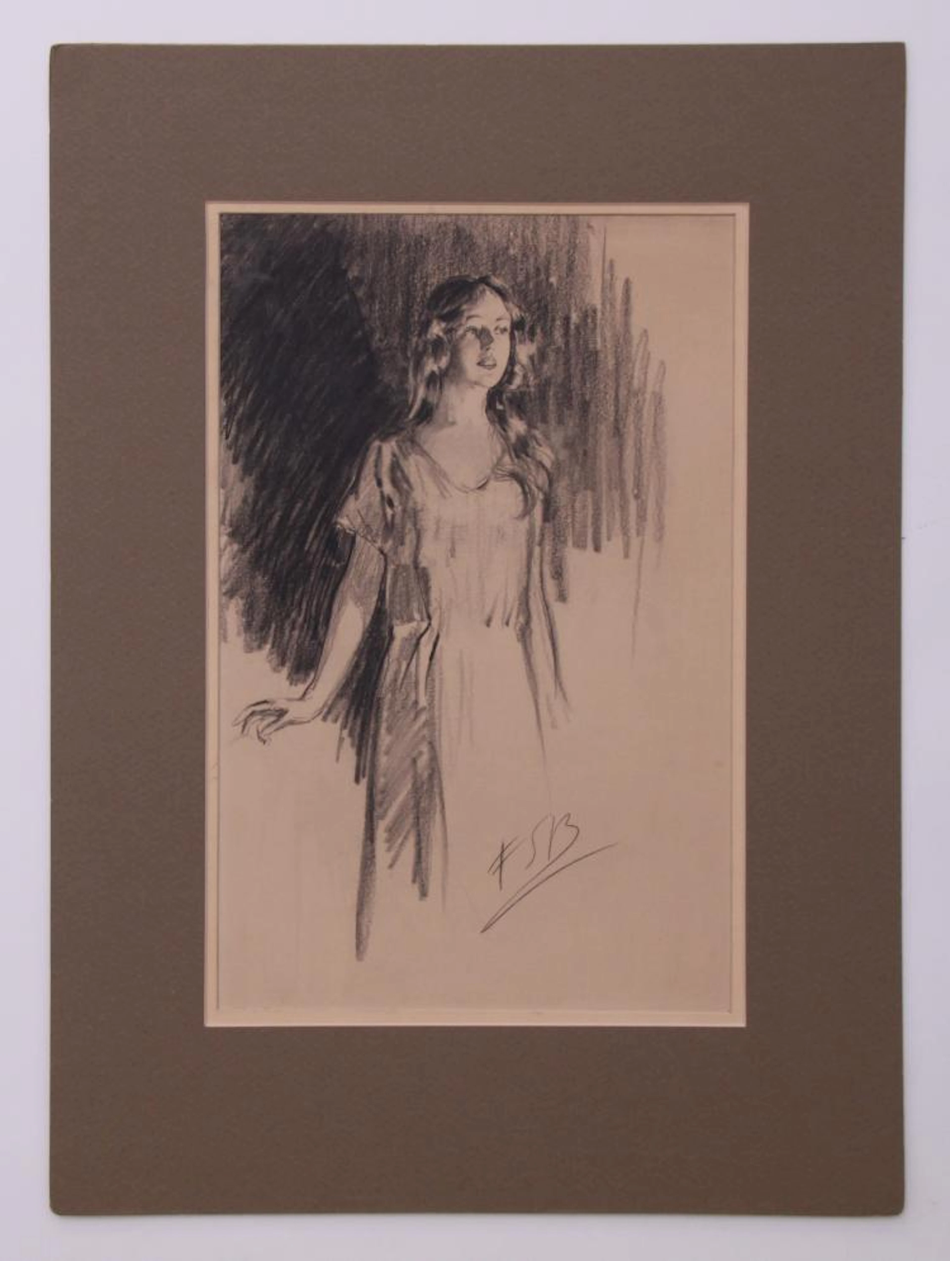 Frederick Sands Brunner (1886-1954) Original pencil dr