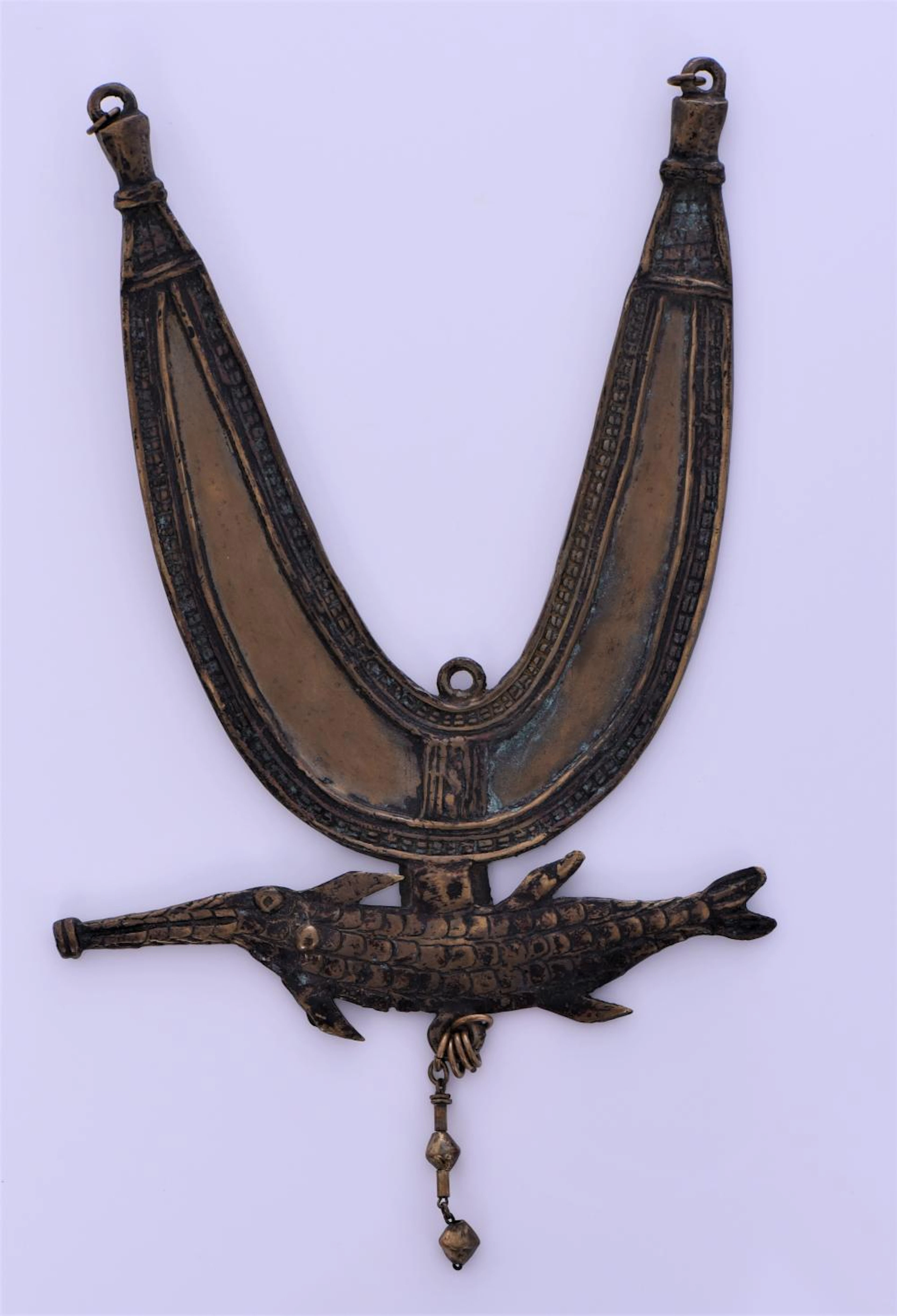 Antique African Bronze Tribal Necklace