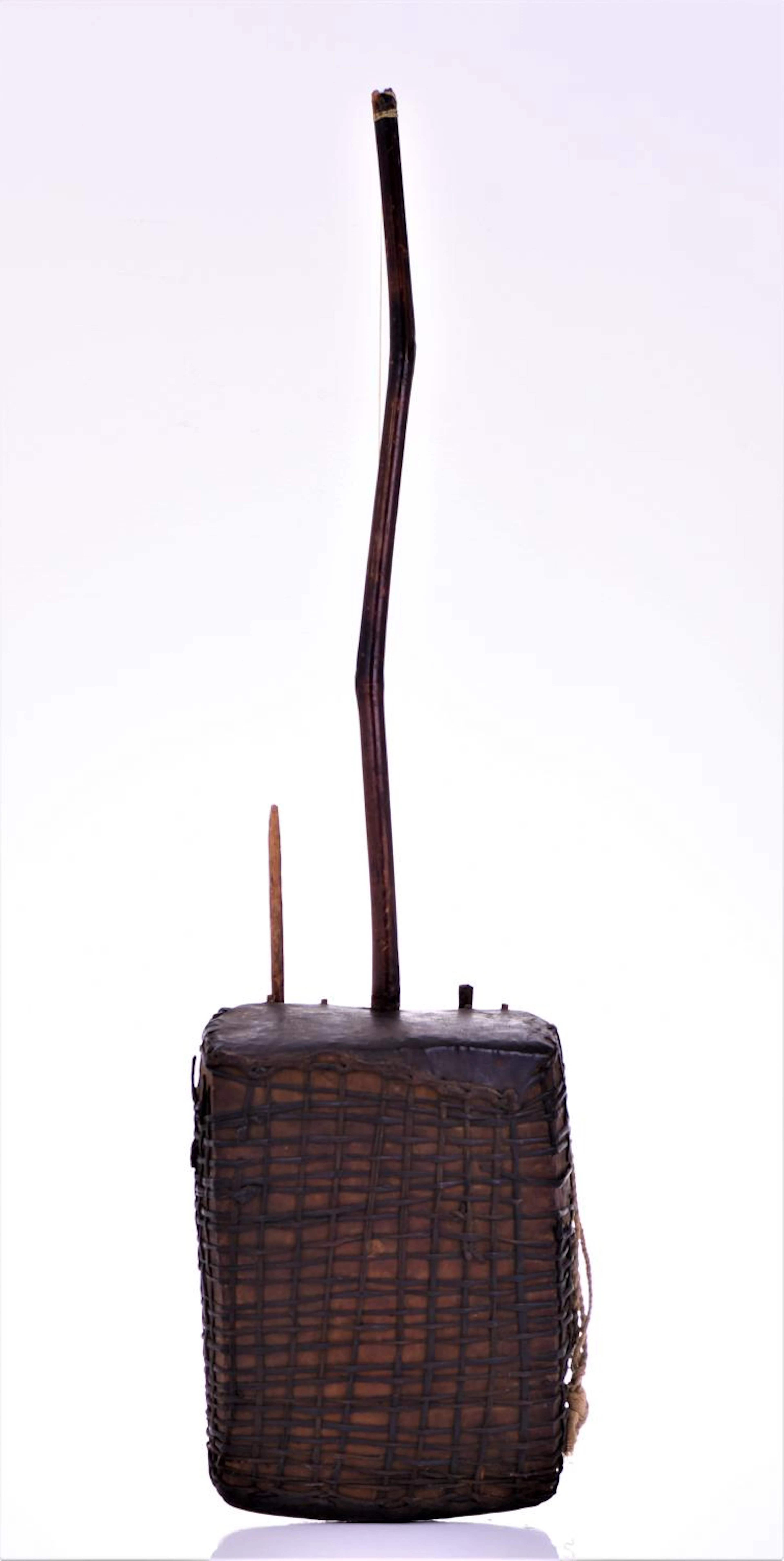 Rare Antique African Bolon Instrument. Size 4