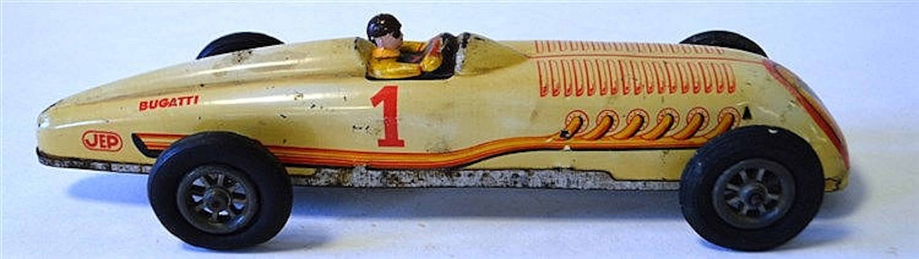 BUGATTI EN TOLE 1934 tôle lithographiée vers 1934 31 cm