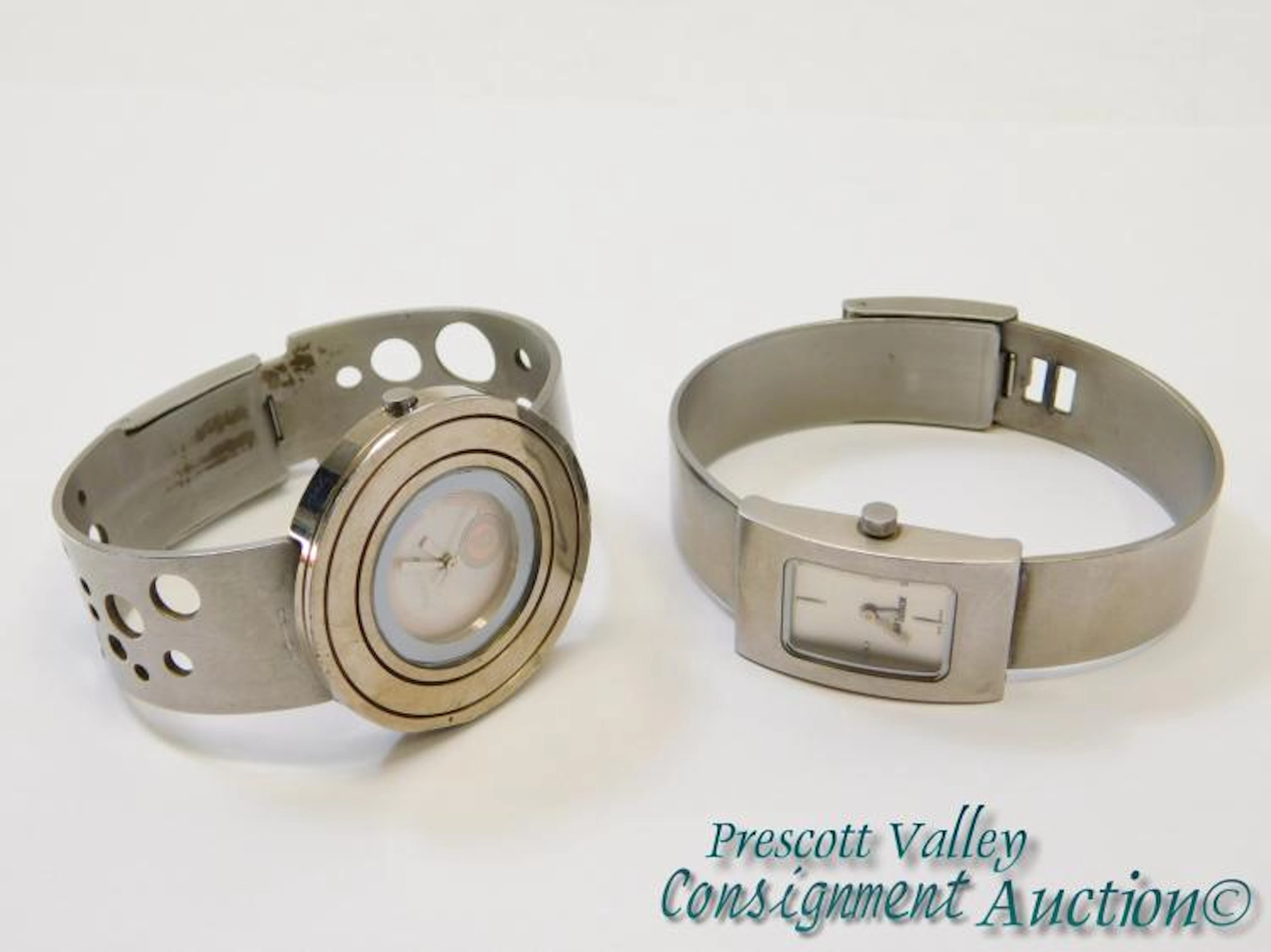Lot of 2 Fastrack Stainless Steel Women's Wrist Watches