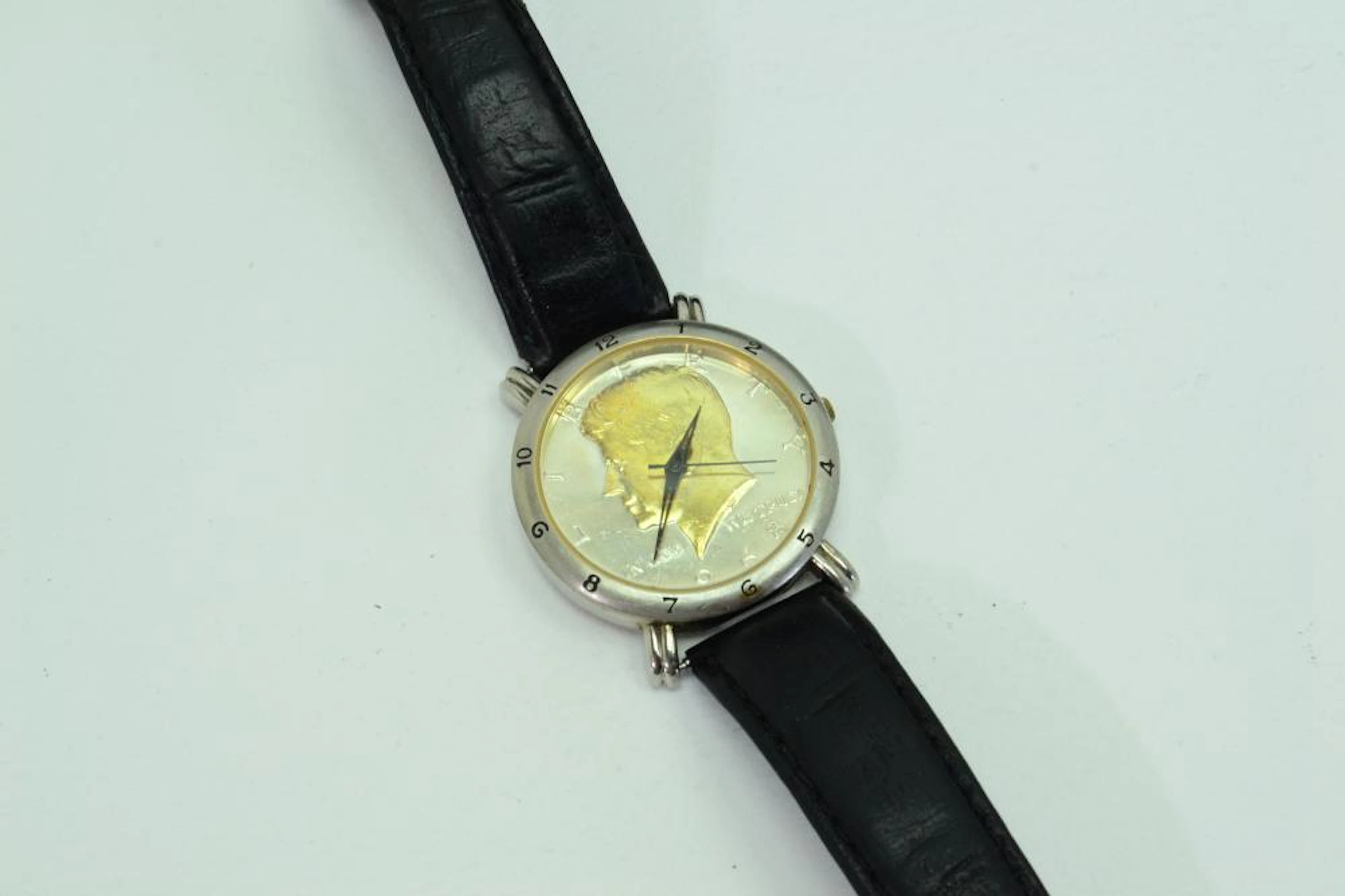 Britannia 1968 Silver Half Dollar Kennedy Coin Wrist Watch