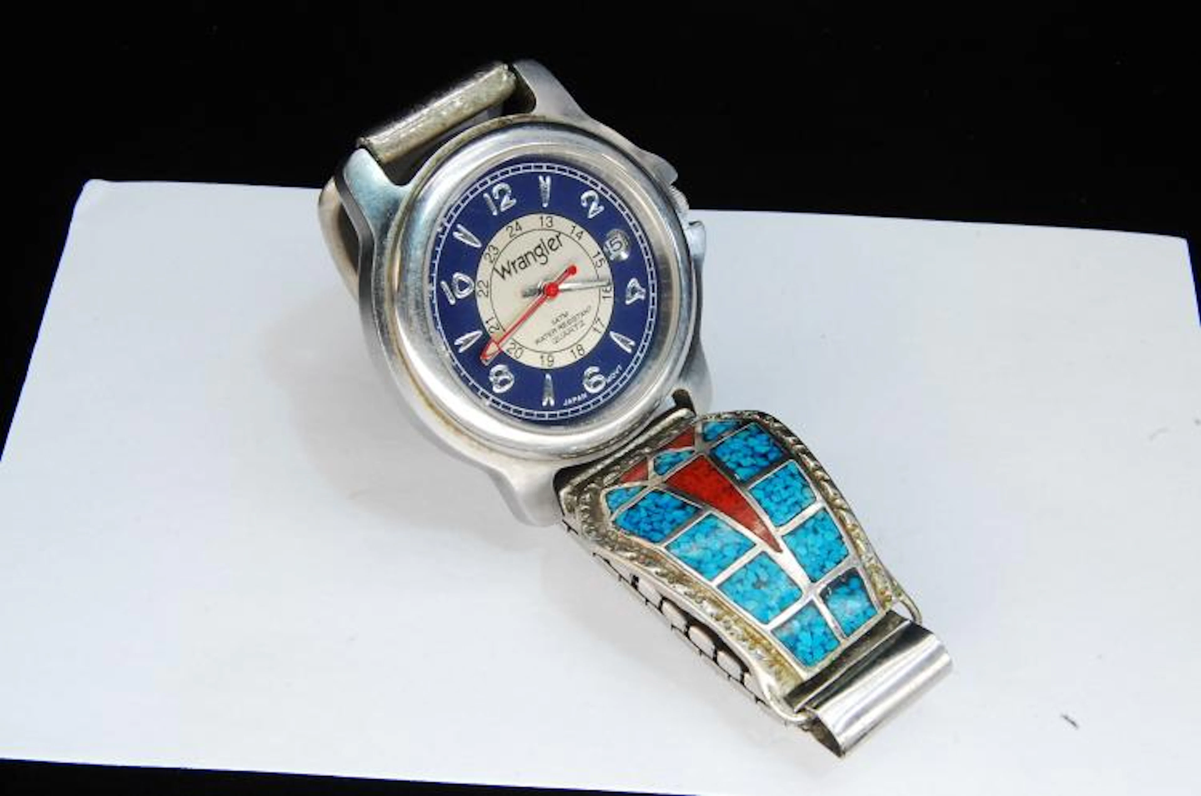 Costume Jewelry Zuni Style Watch Tips