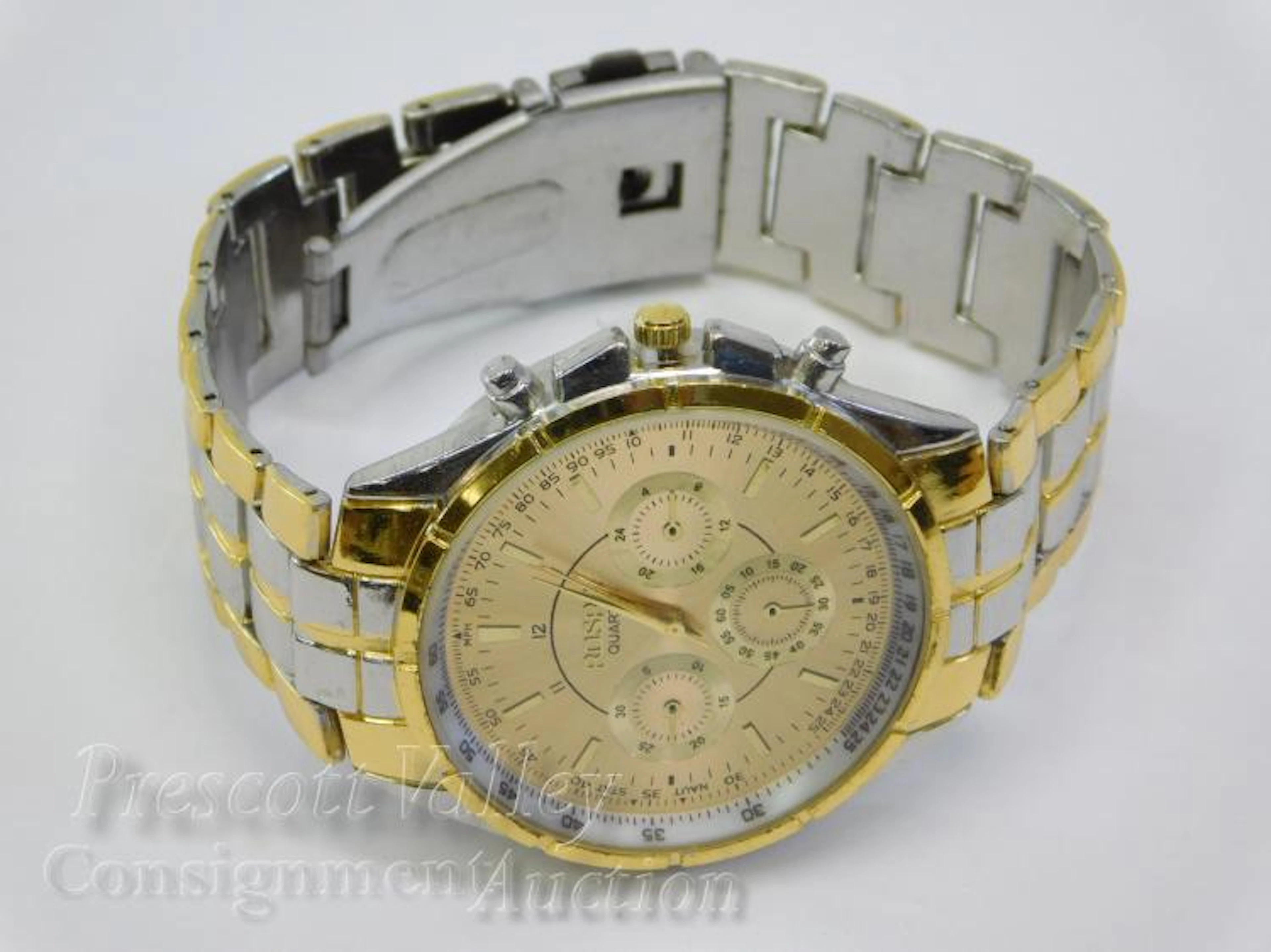 Rosra Two Tone Mens Chronograph Wrist Watch