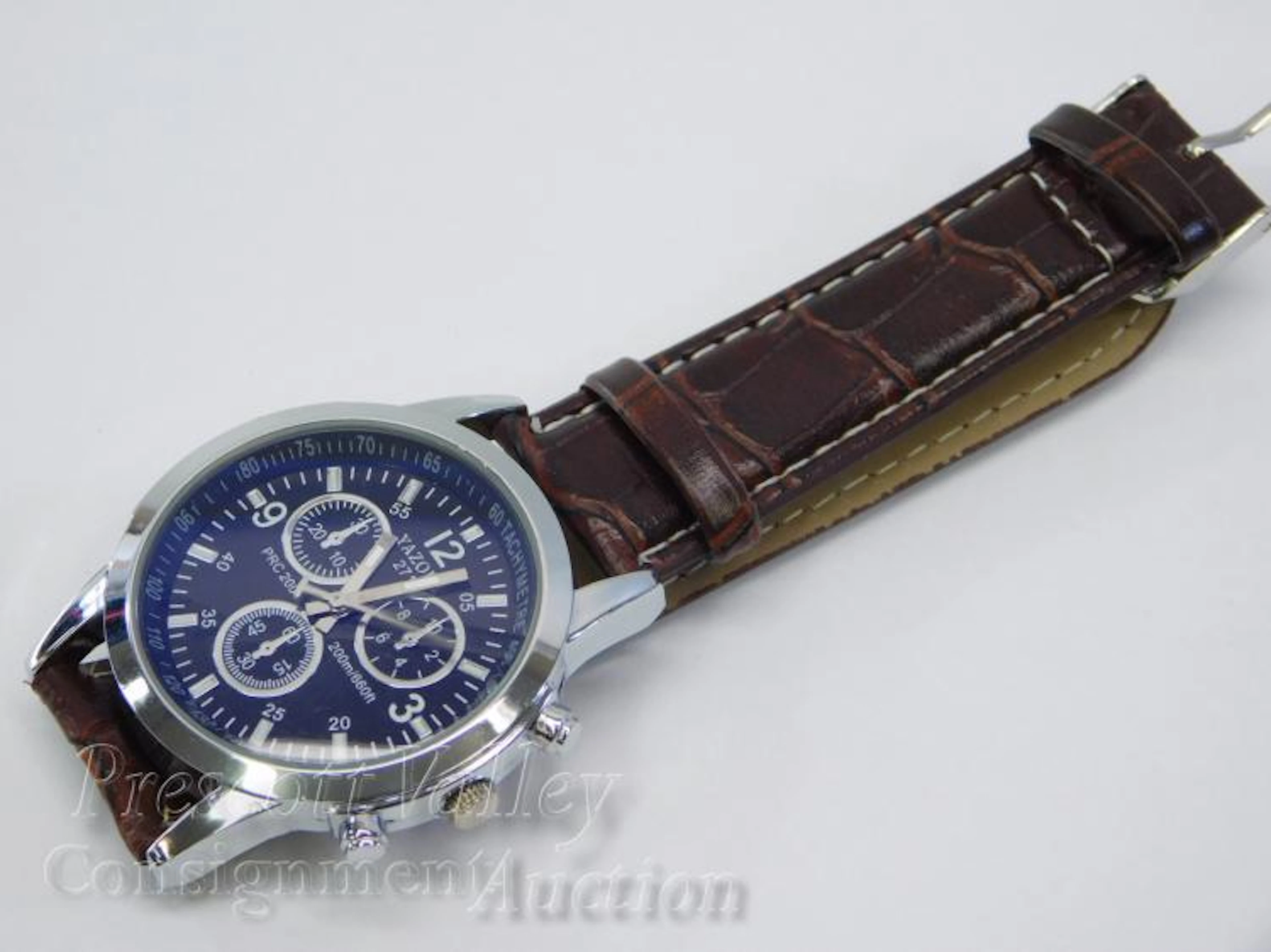 Yazole 271 Stainless Steel Chronograph Mens Wrist Watch