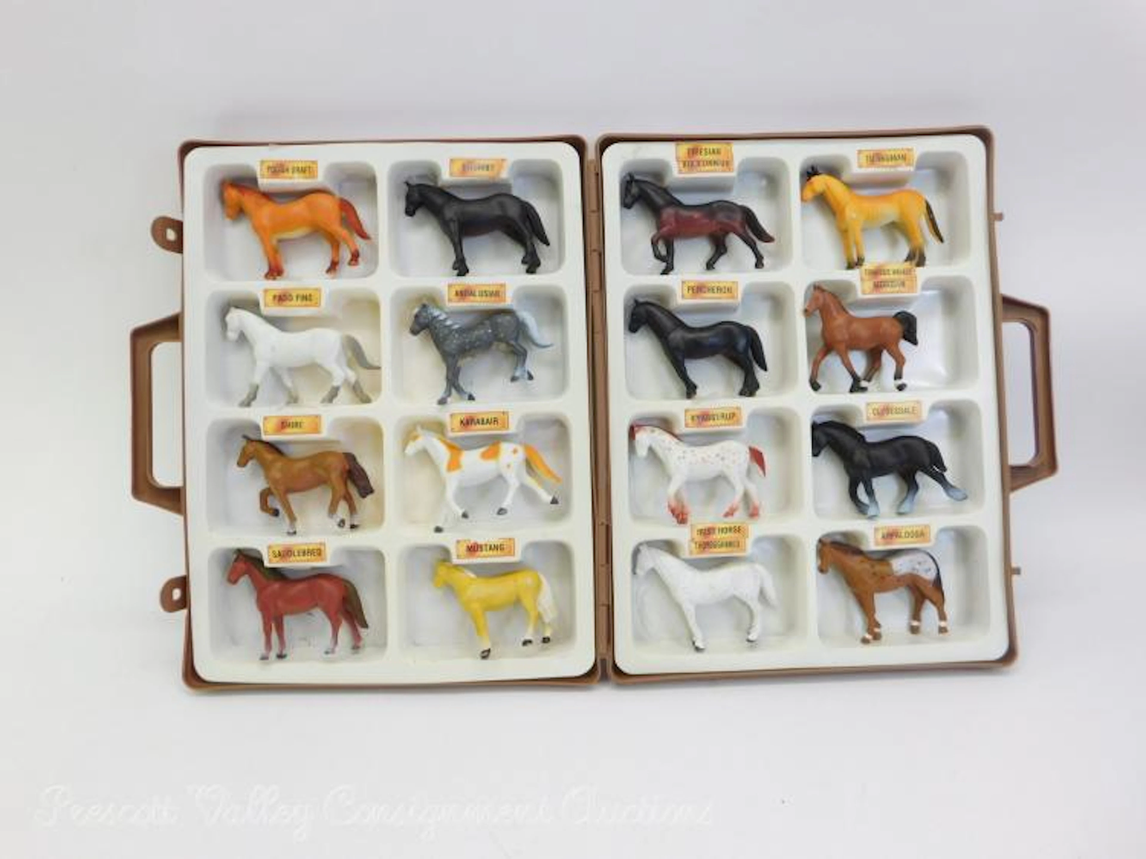 Funrise International Animal Collection Set of 16 Horse Toys in Case