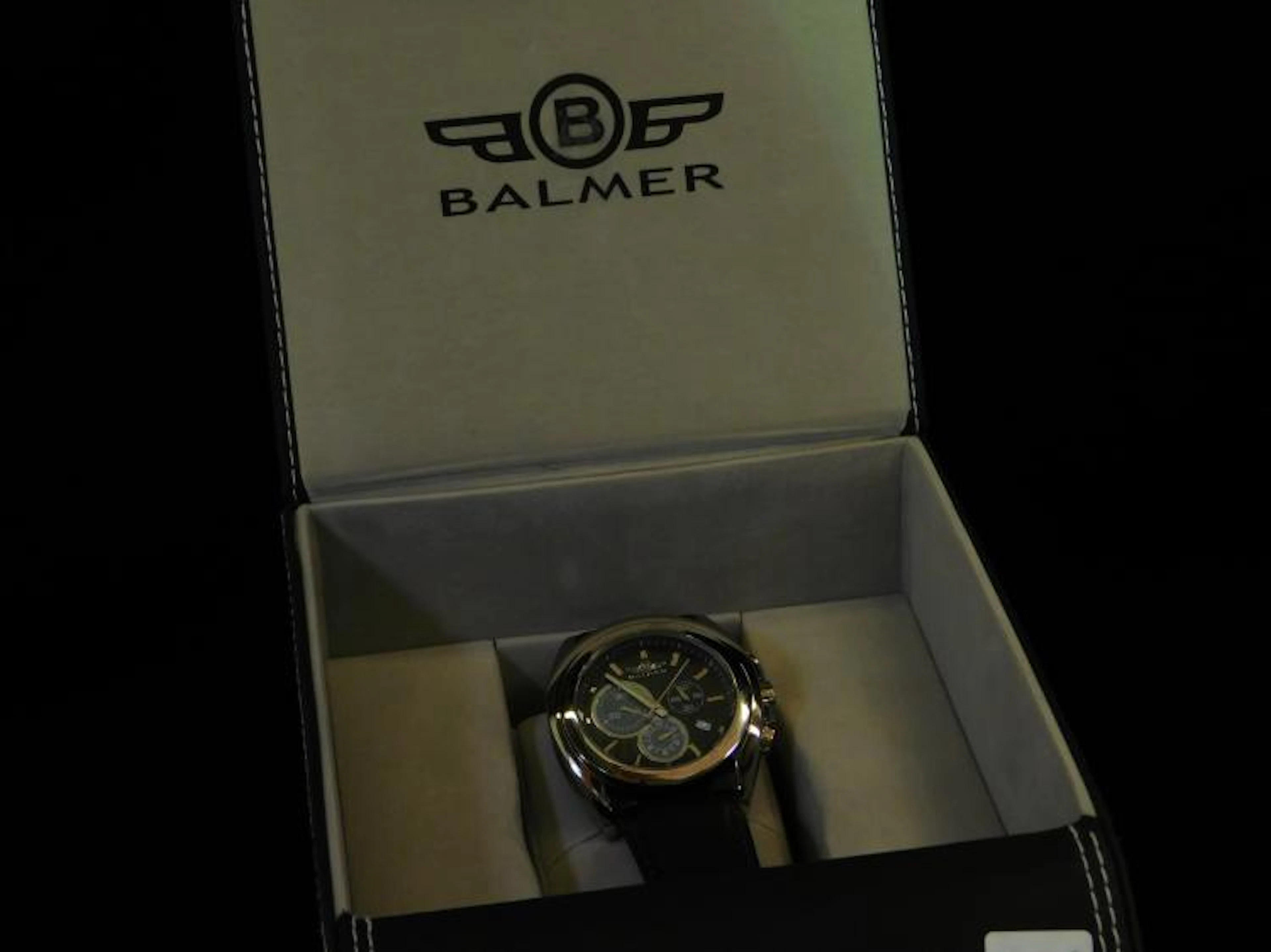 New in Box Balmer Gallardo Swiss Made Men's Chronograph Wrist Watch