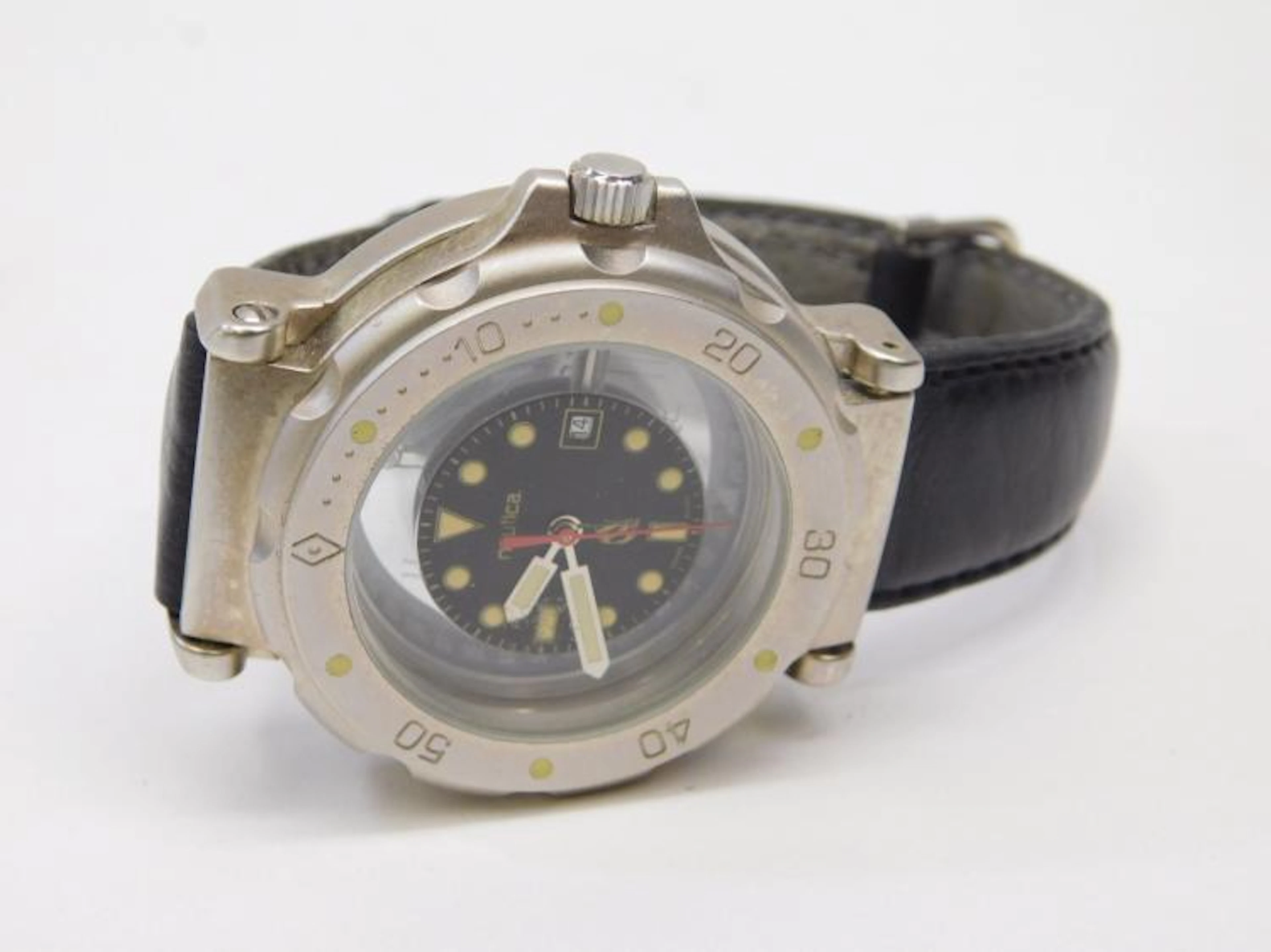 Nautica Swiss-Made Men'S Wrist Watch And Compass 1064