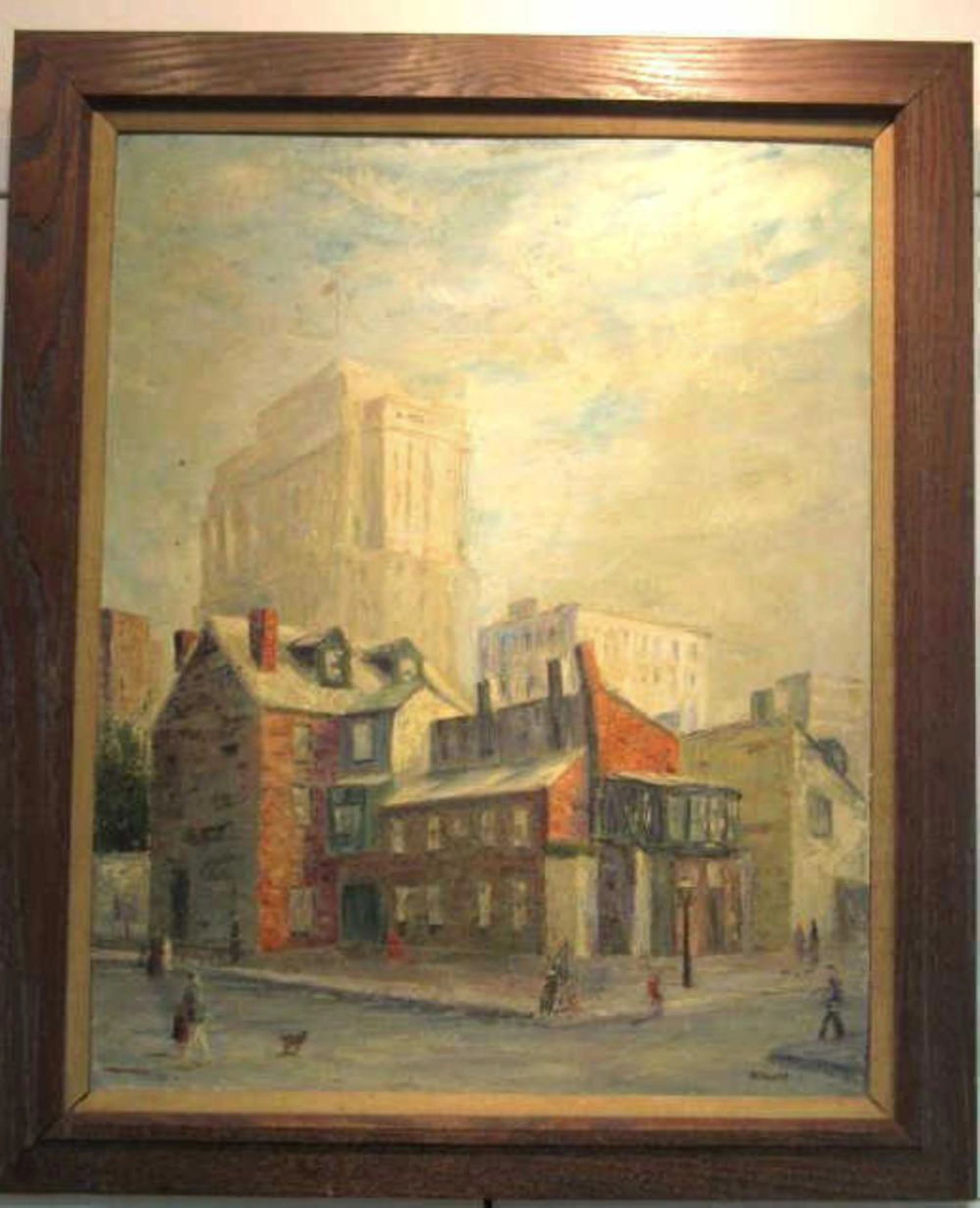 Original Oil Painting of Central philadelphia