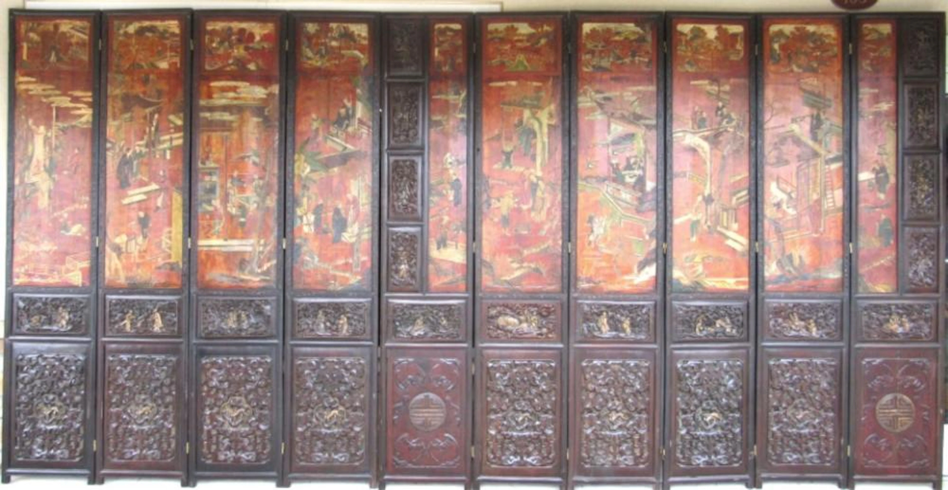 Great Ming Dynasty Chinese Huanghuali Screen