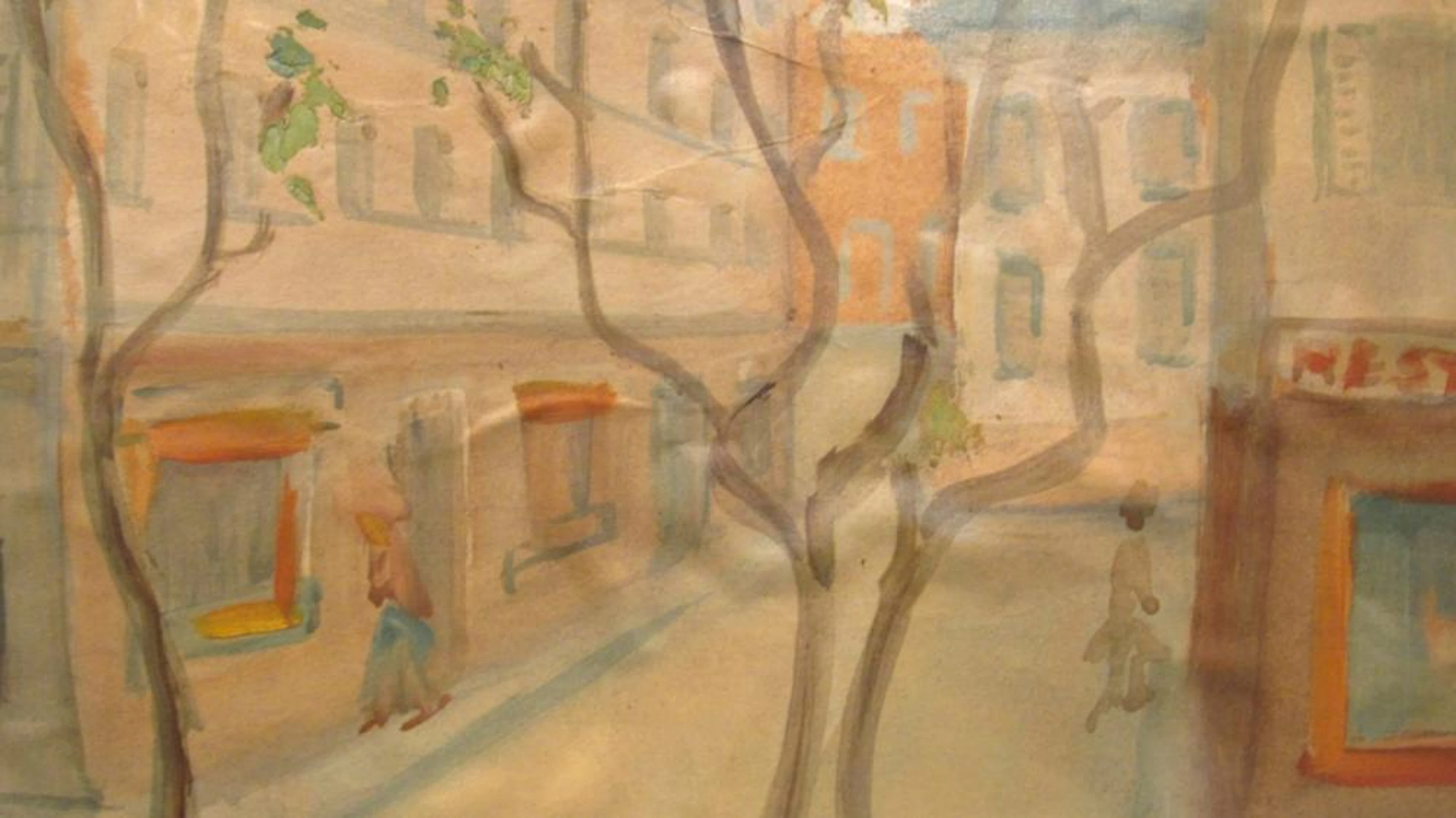 Original Watercolor Painting of New Hope, PA