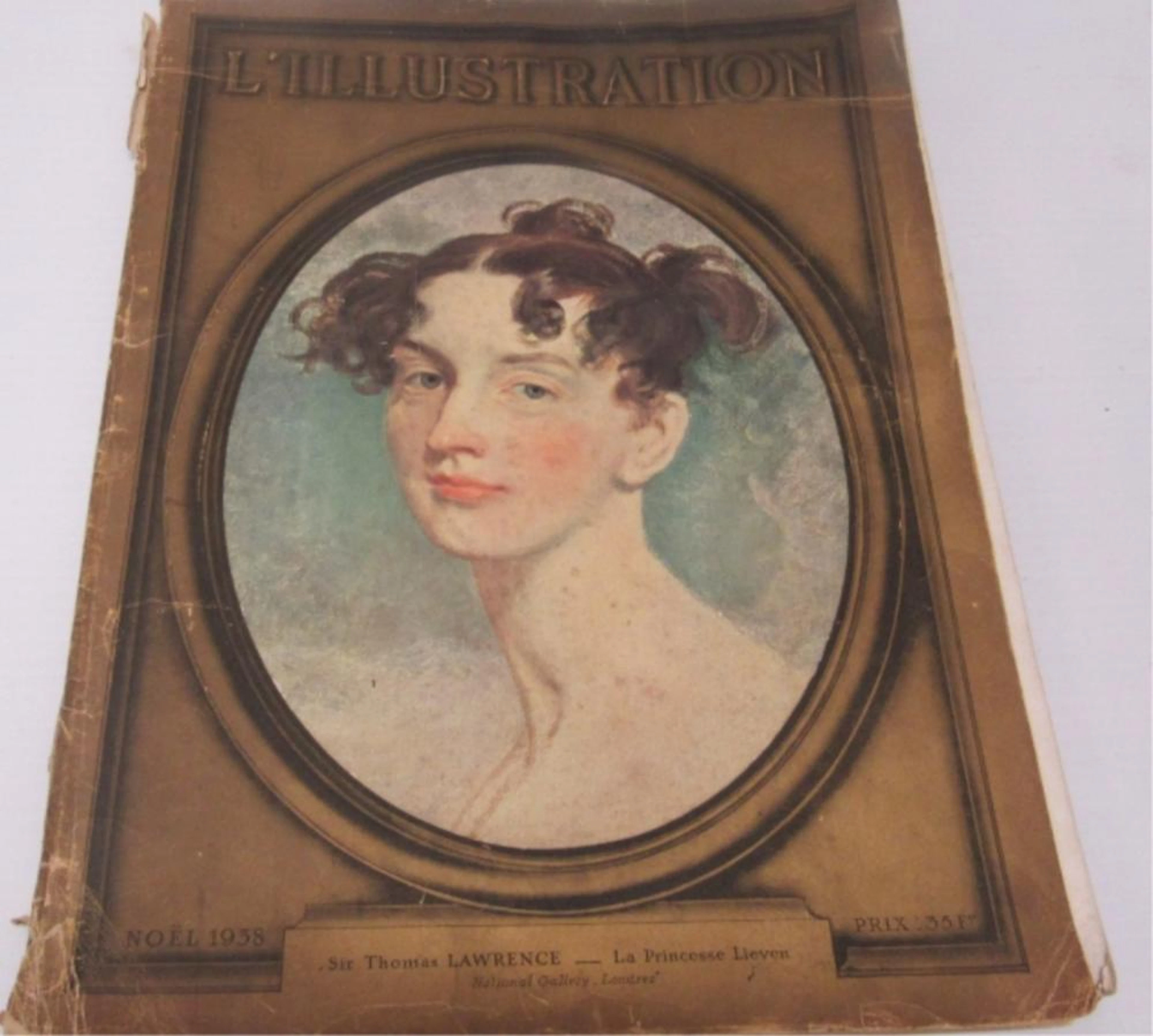1938, the Old advertising magazine