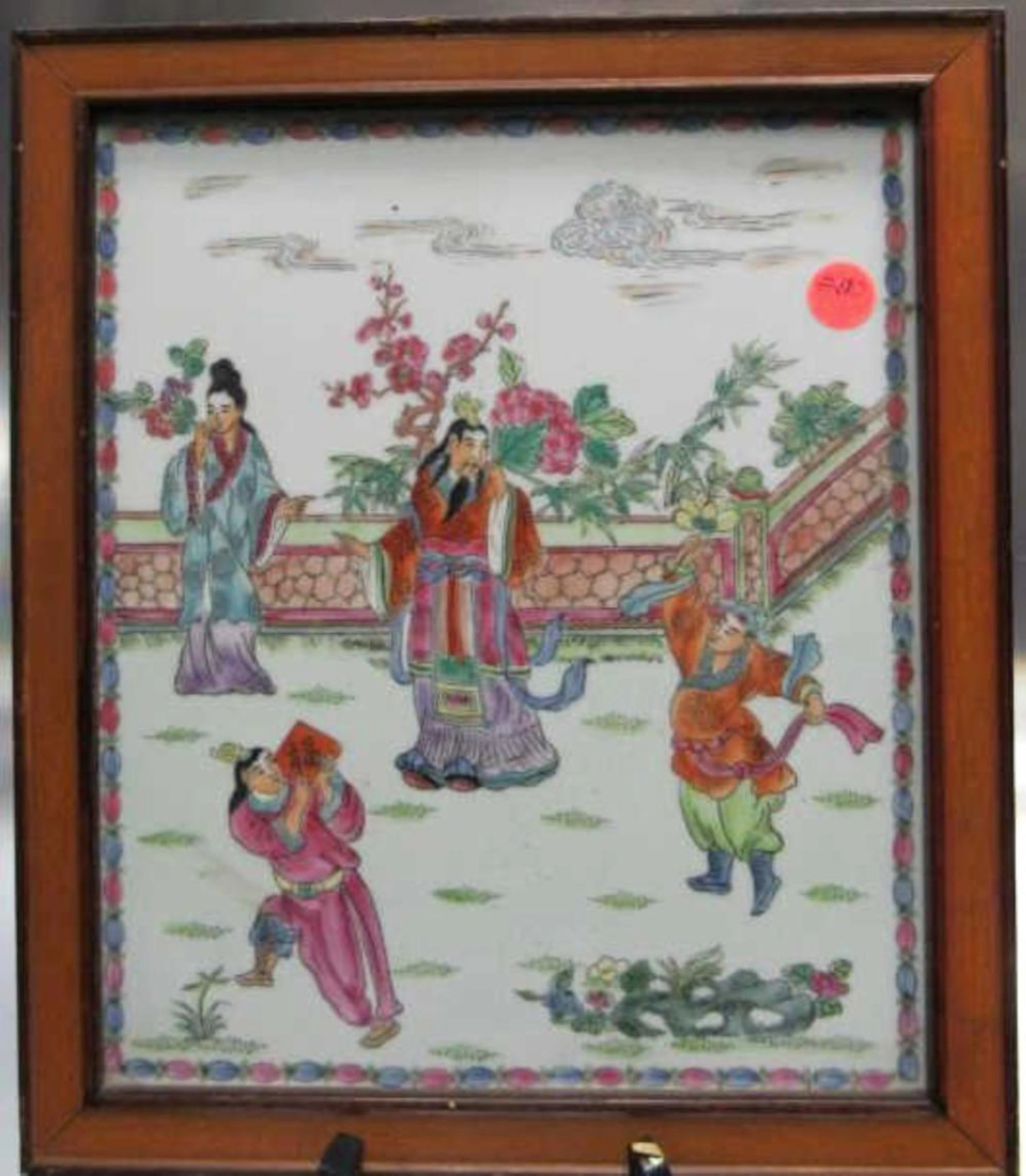 Enameled Porcelain Painting