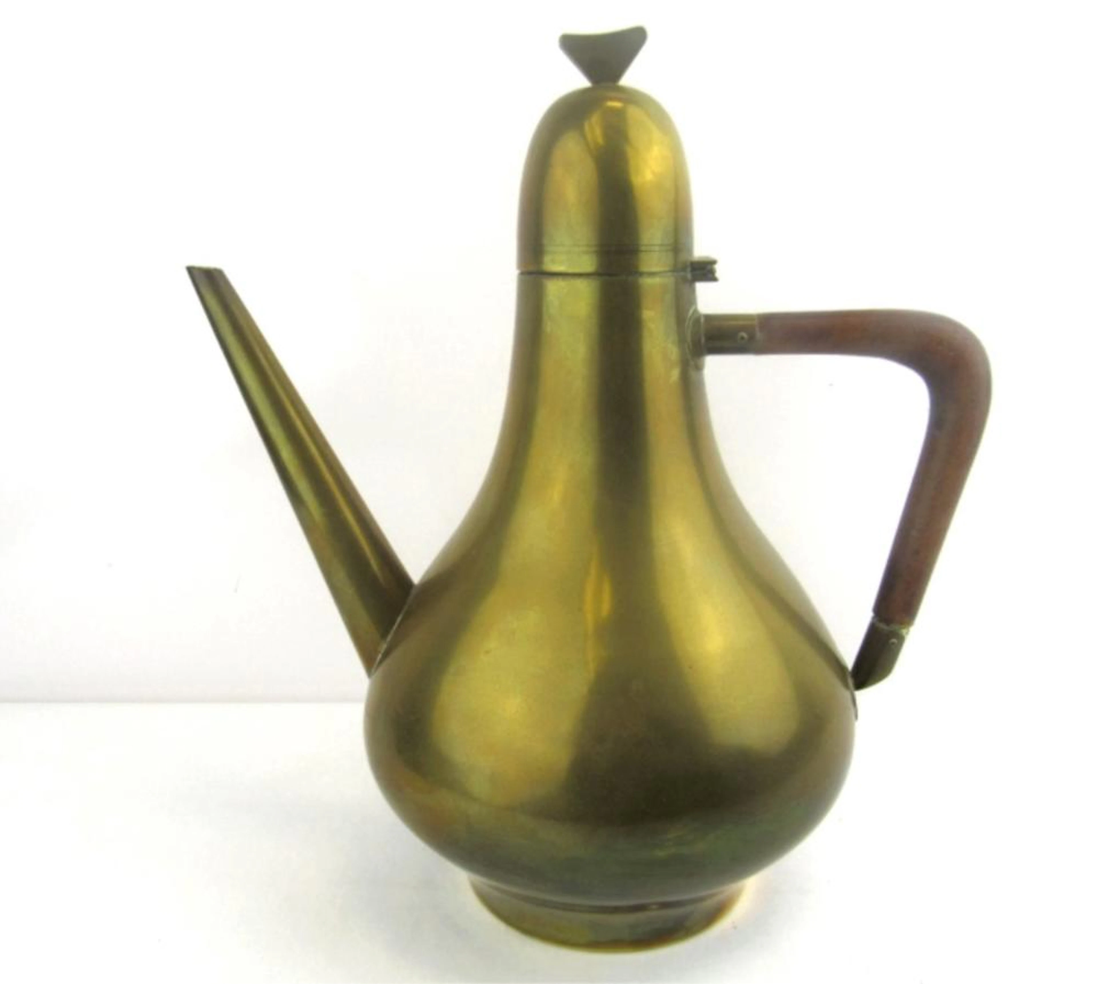 18th-19th C,Eastern Europe gilded copper pot