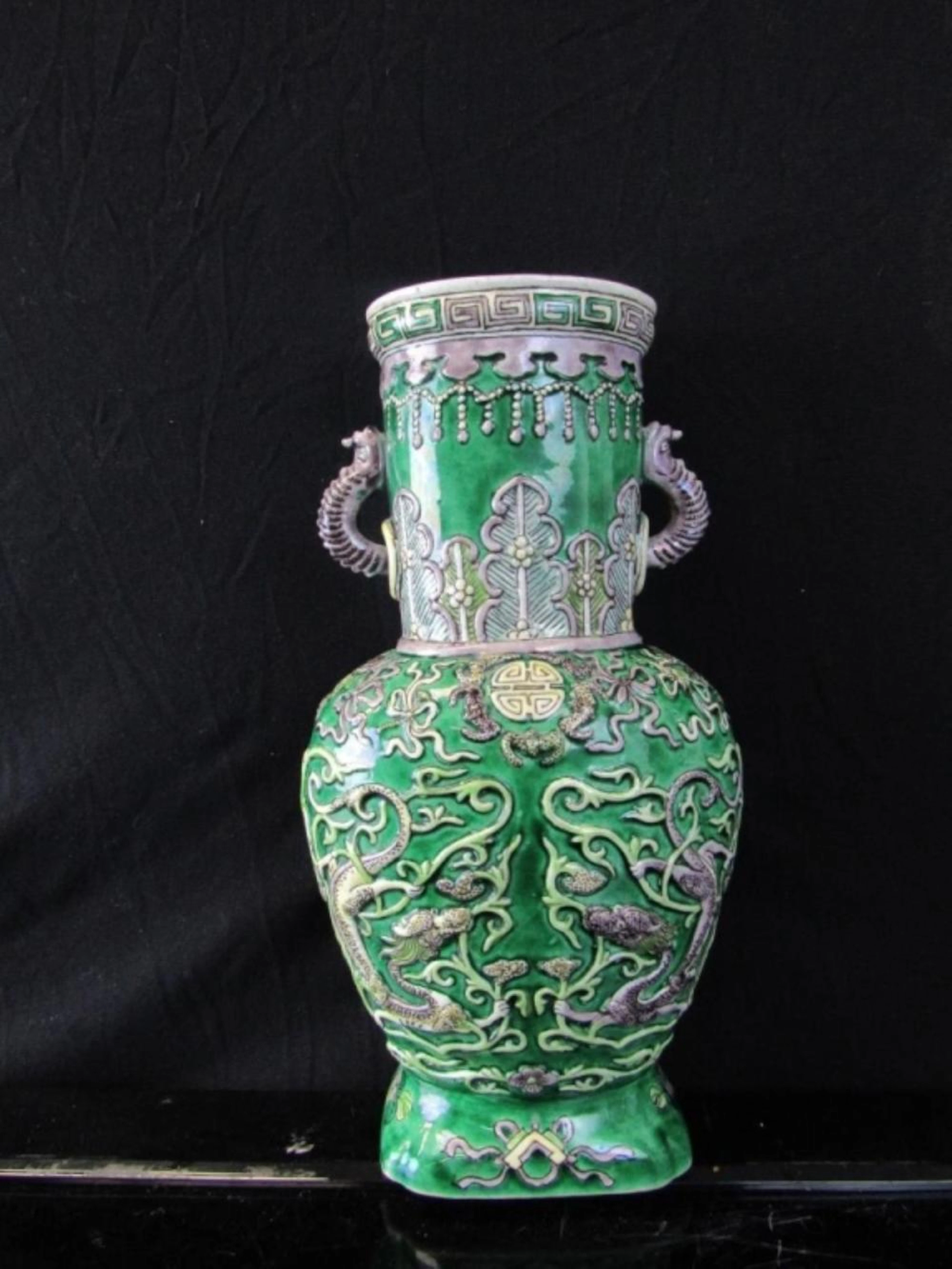 Qing Dynasty Enameled Vase