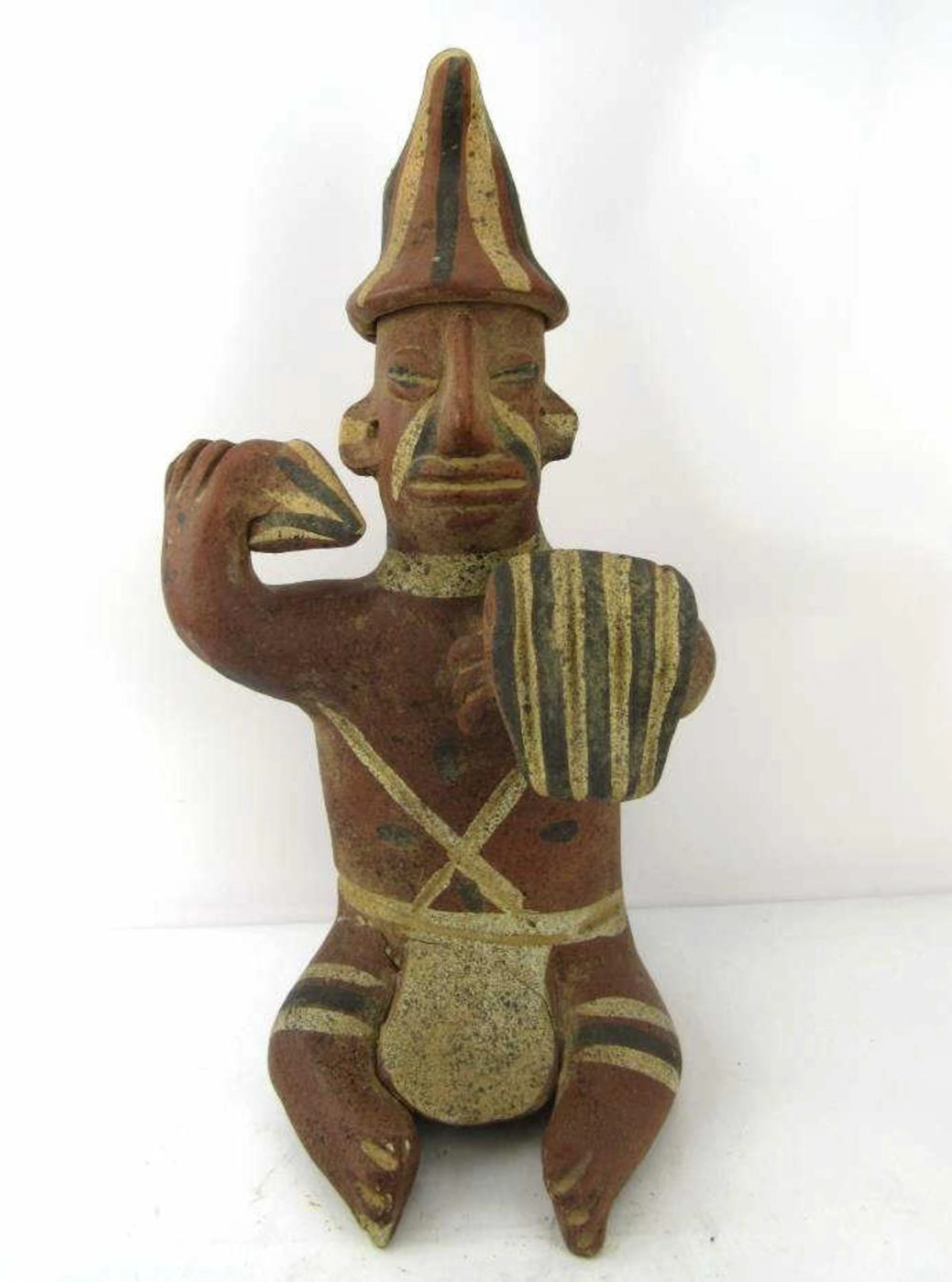 Peruvian Clay Statue