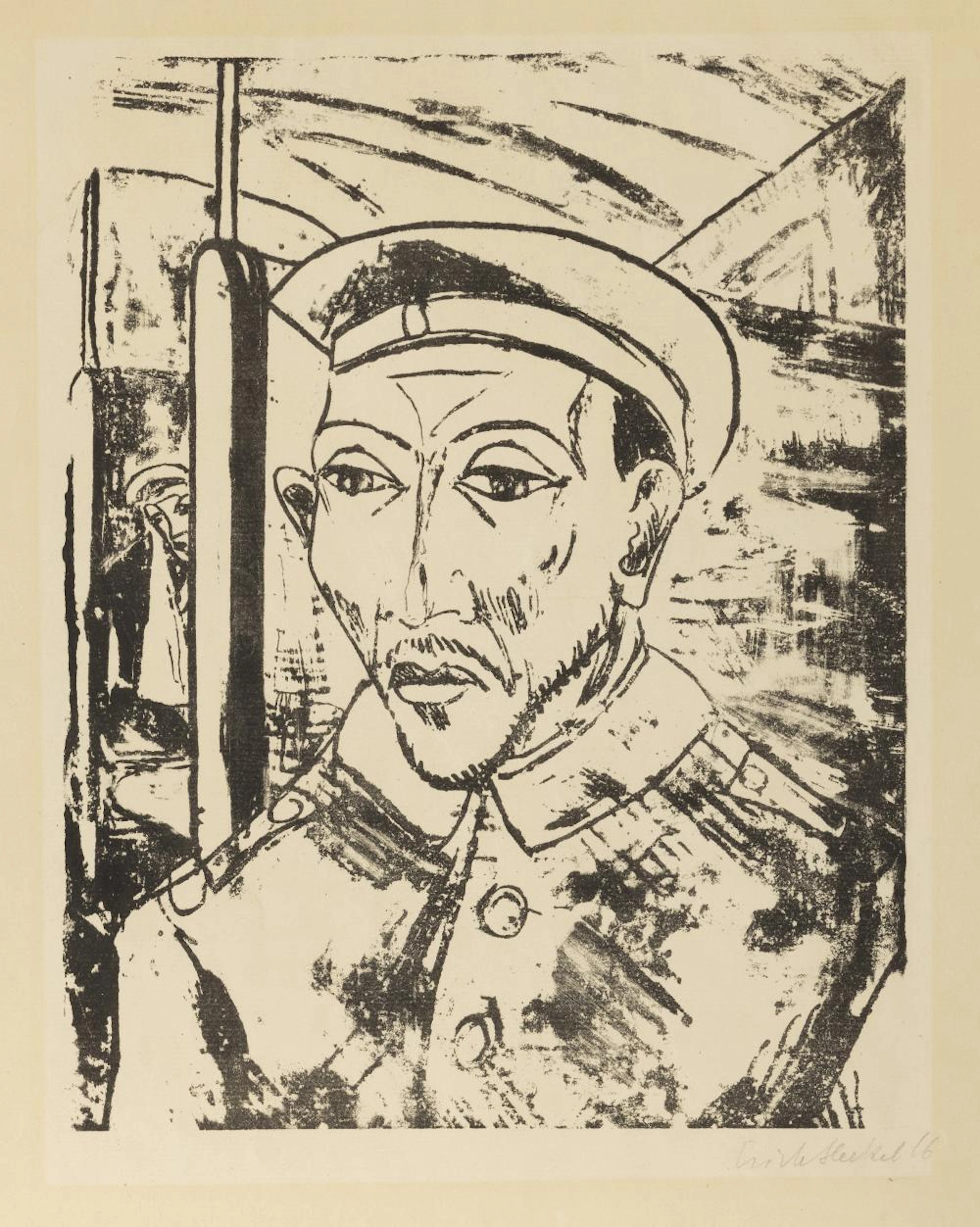 ERICH HECKEL (1883-1970) - In Der Tram