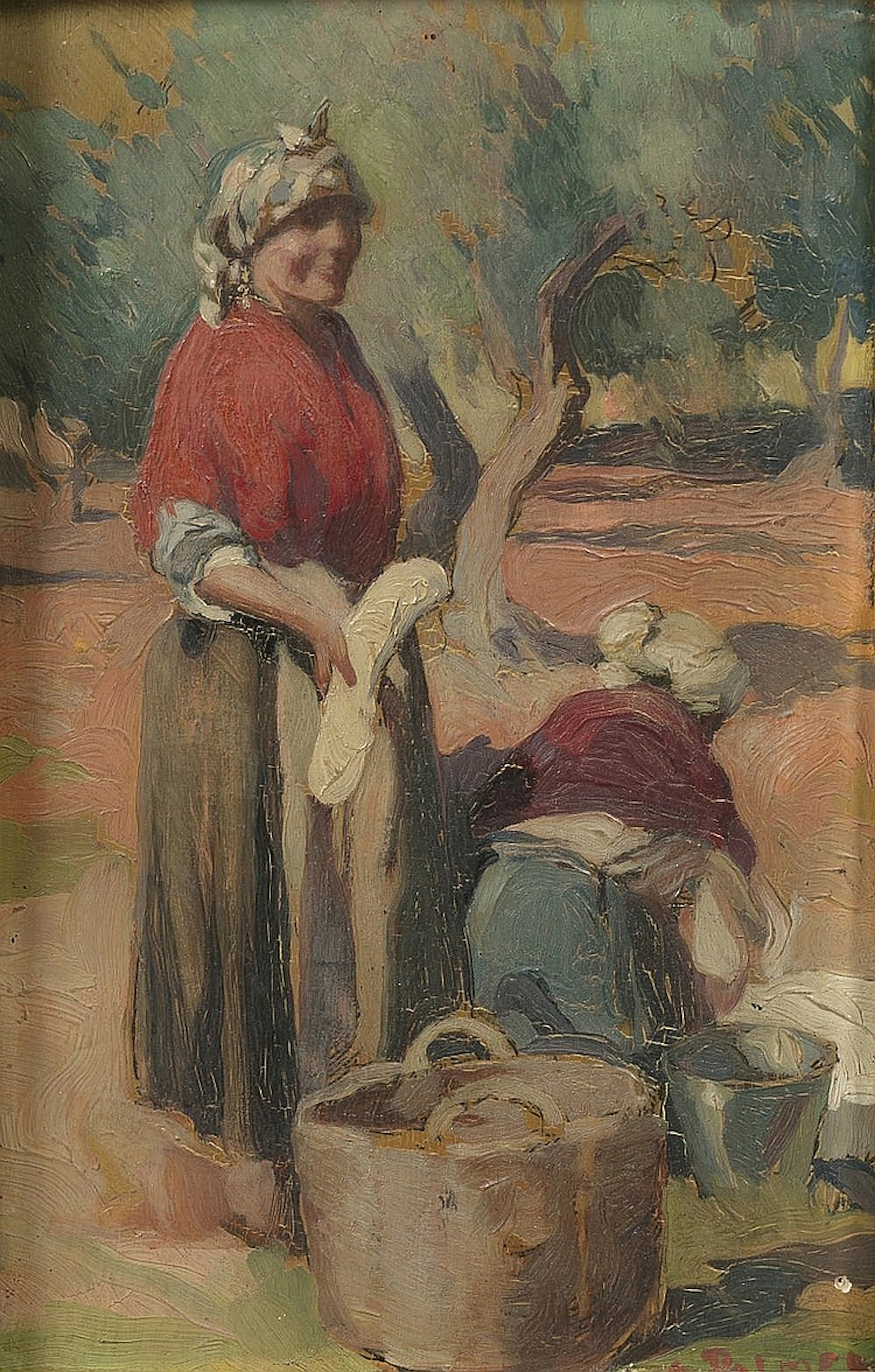 ALFREDO PALMERO DE GREGÓRIO (1901-1991) - Washer women