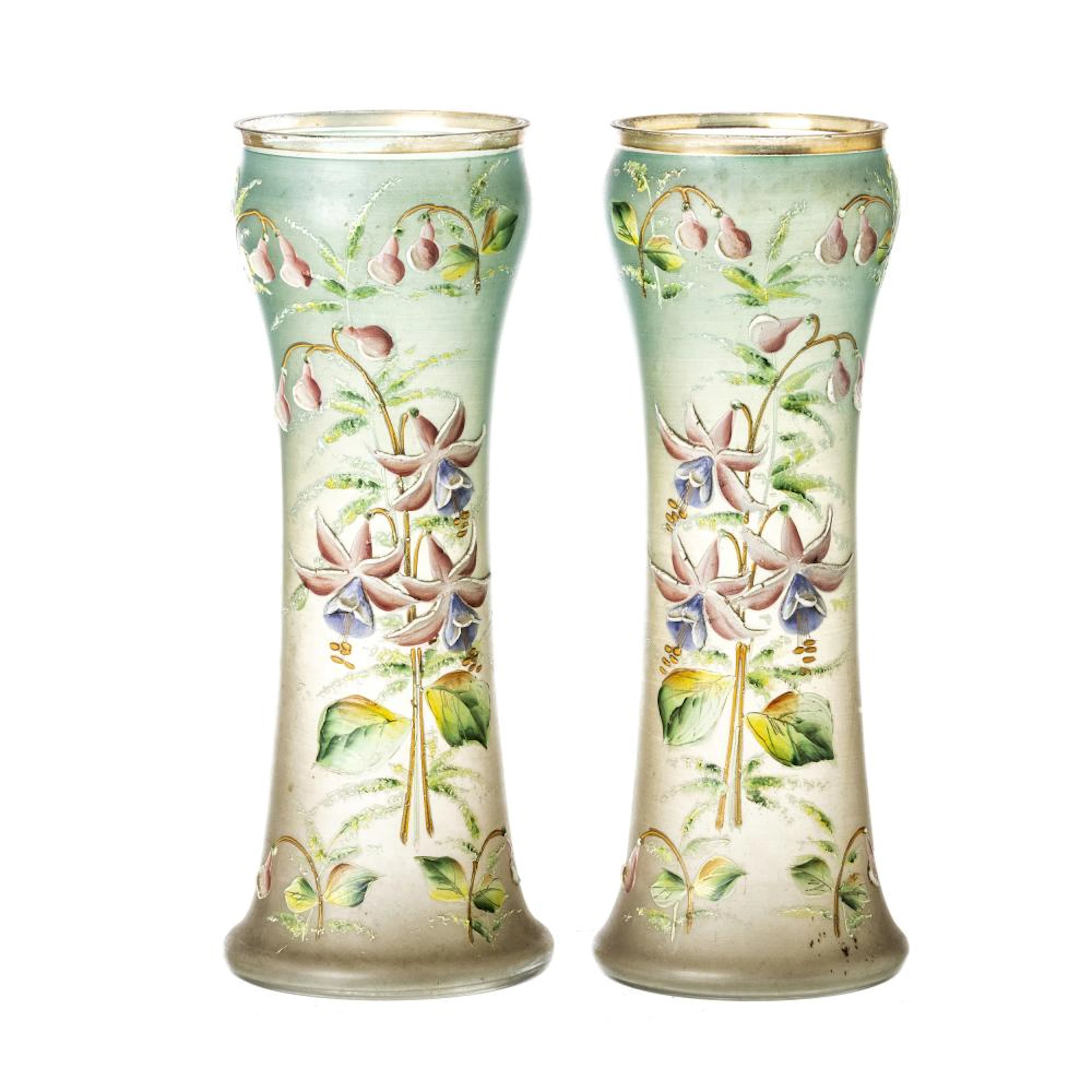 Pair of belle époque vases