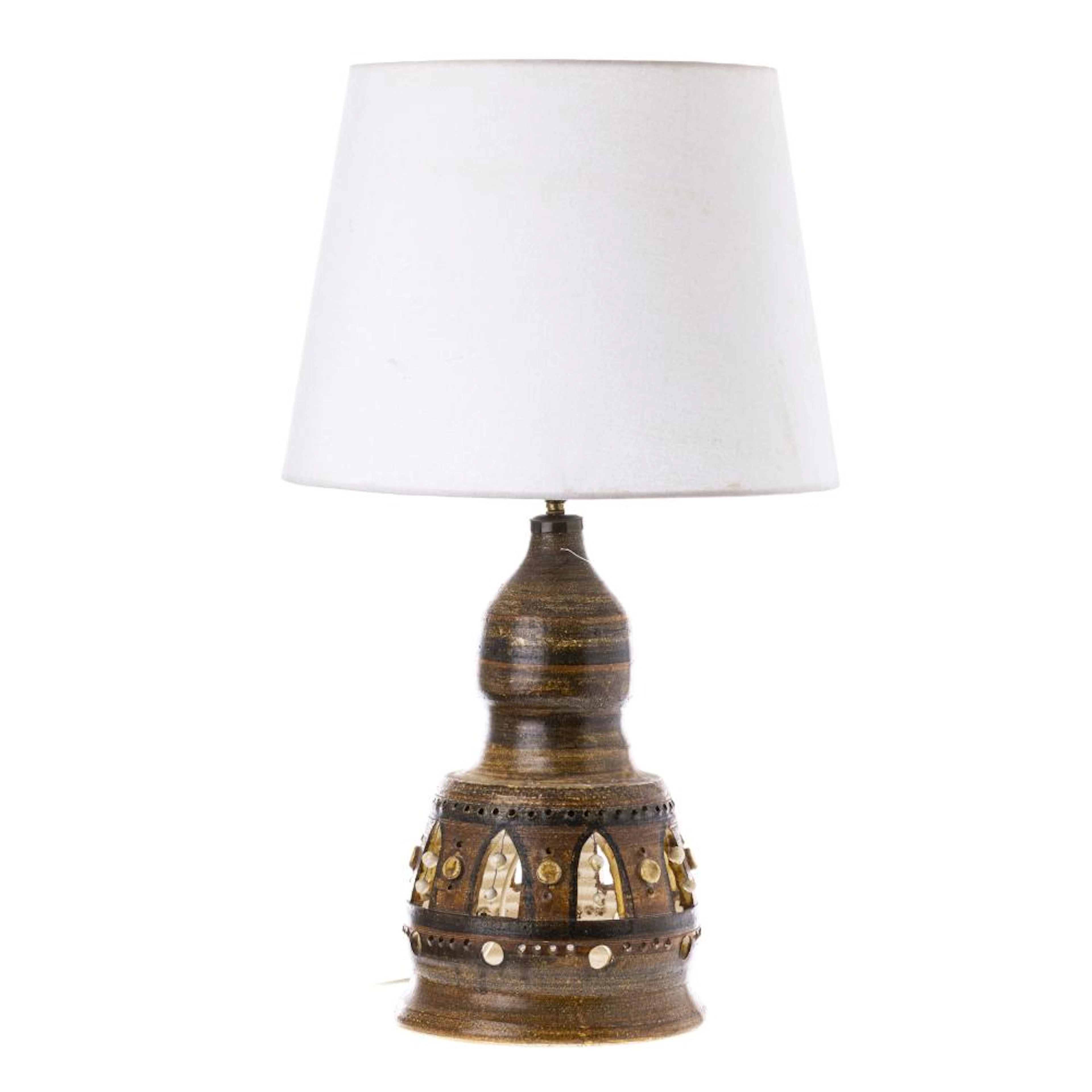 GEORGES PELLETIER (b.1938) - Ceramic Lamp