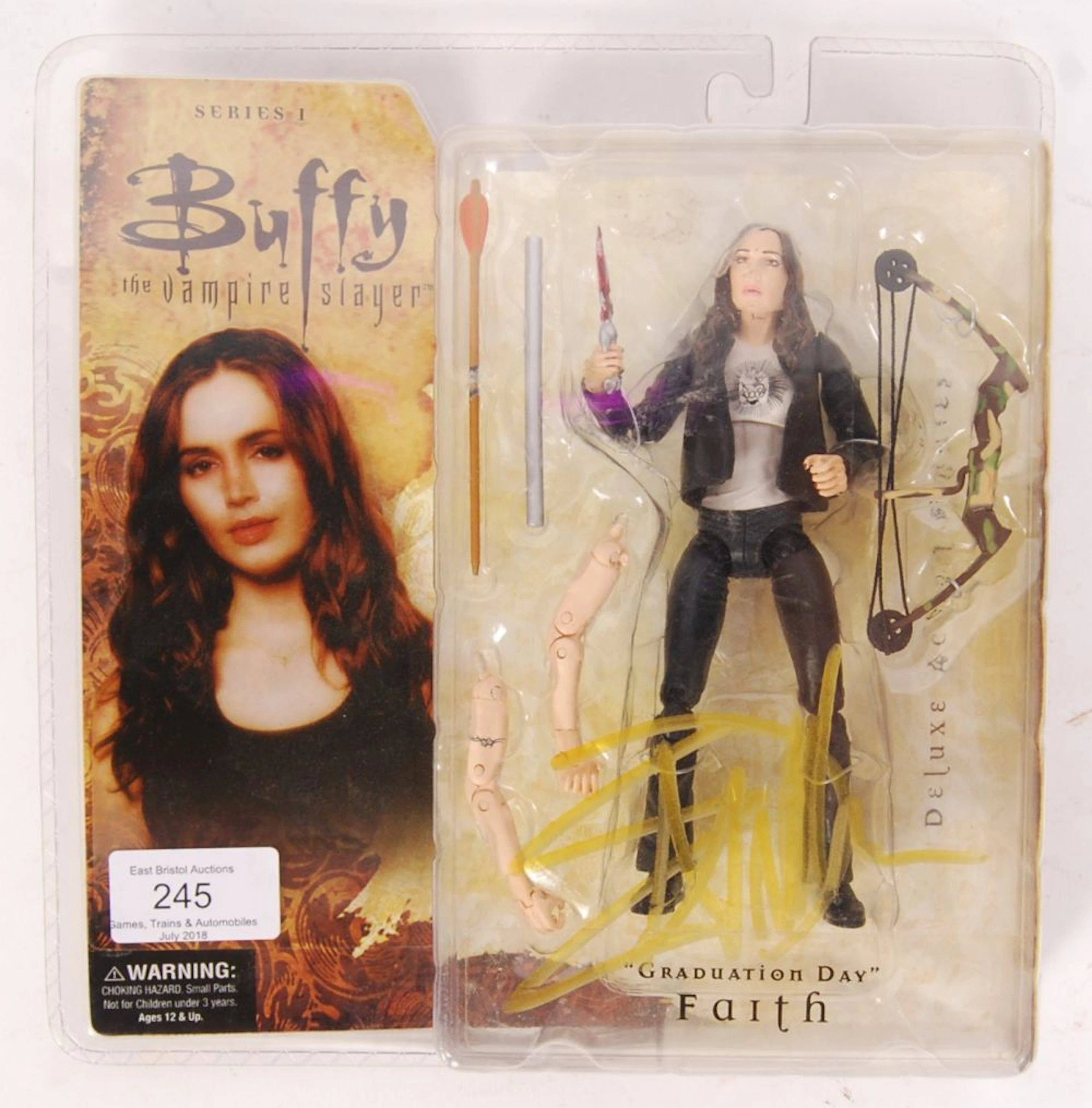 DIAMOND SELECT BUFFY VAMPIRE SLAYER ELIZA DUSHKU SIGNED FIGURE