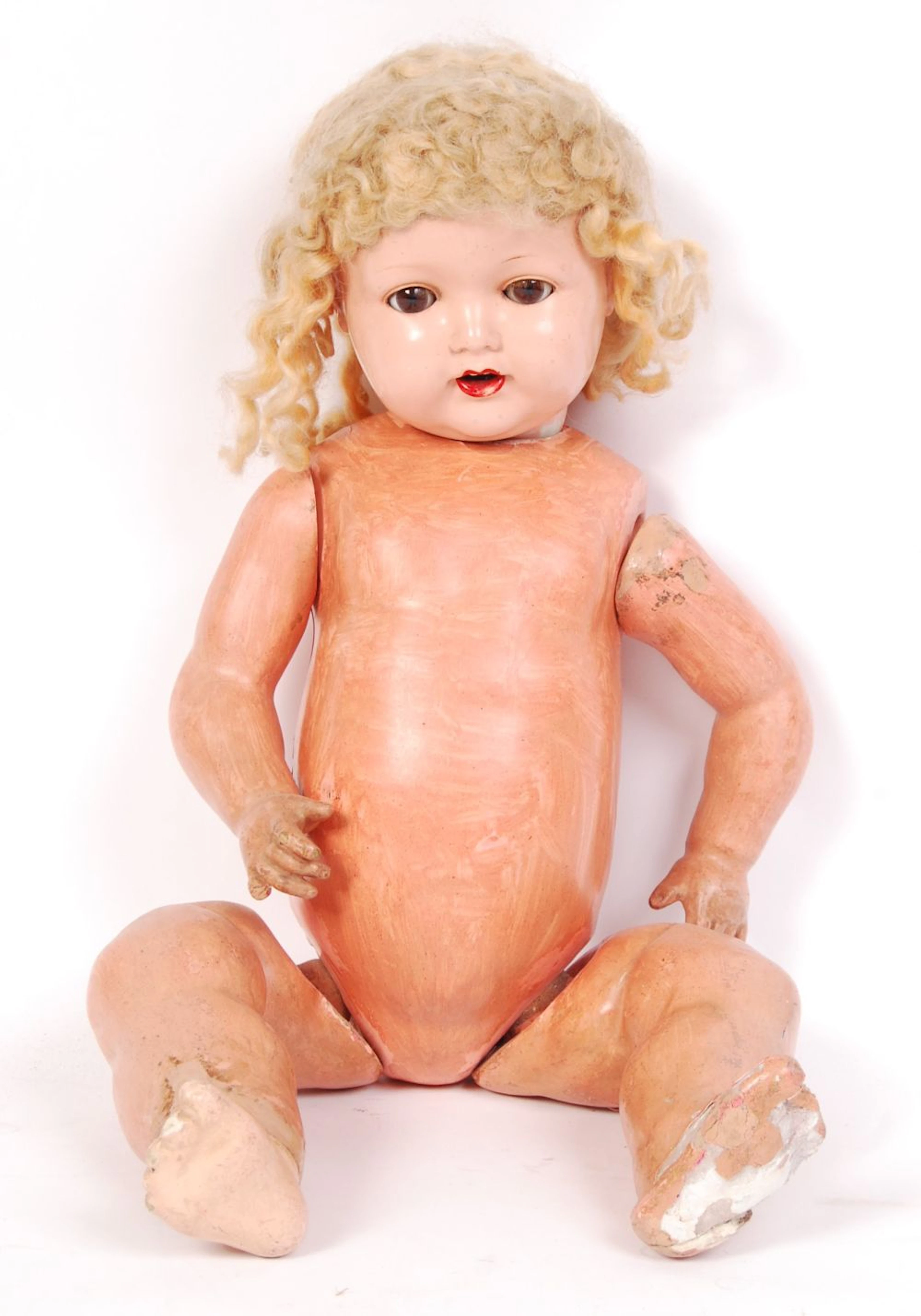 ANTIQUE KOPPELSDORF ARMAND MARSEILLE COMPOSITION DOLL