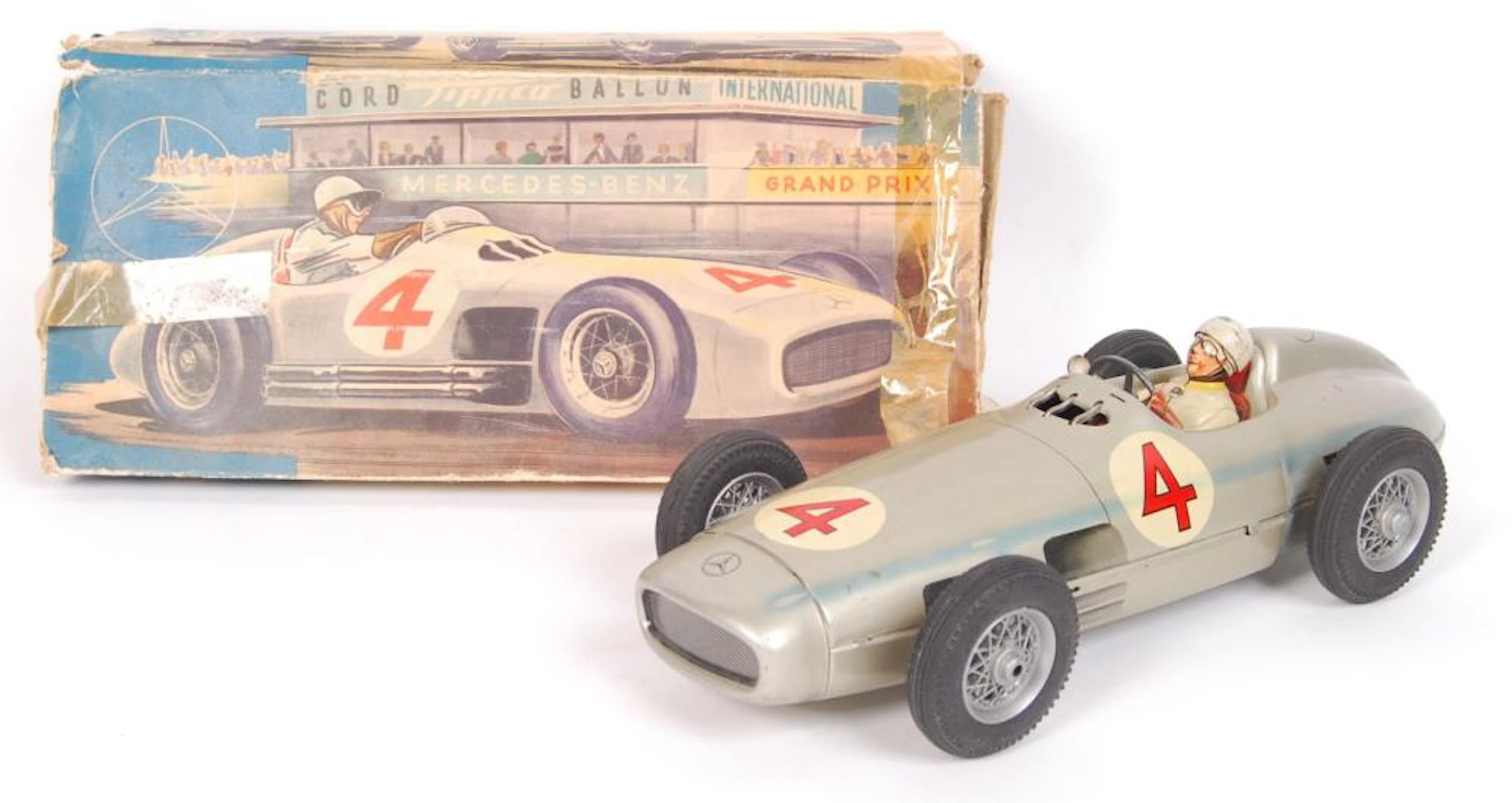 RARE TIPPCO LARGE SCALE TINPLATE FRICTION POWERED MERCEDES BENZ