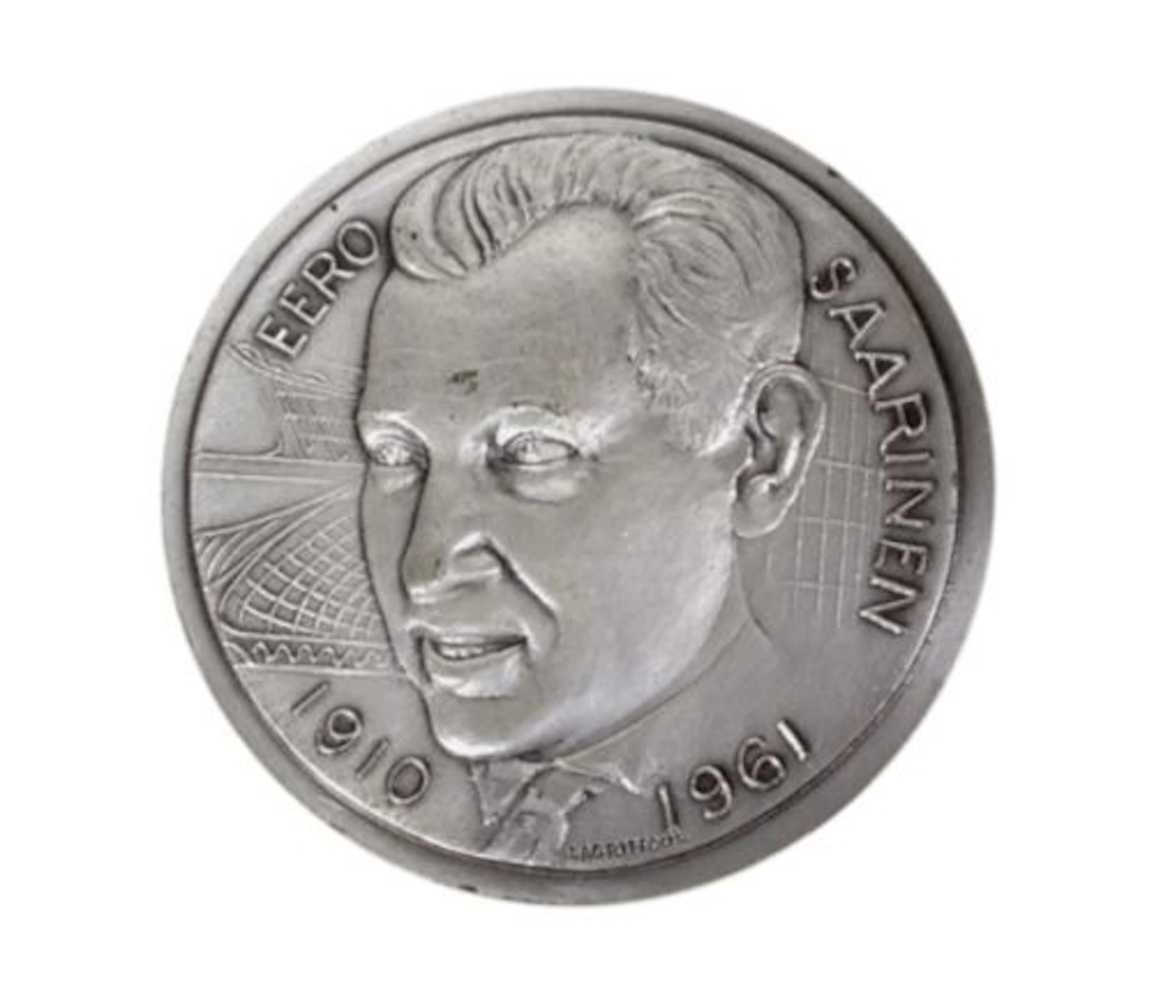 Eero Saarinen Kennedy Airport Bronze Medallion