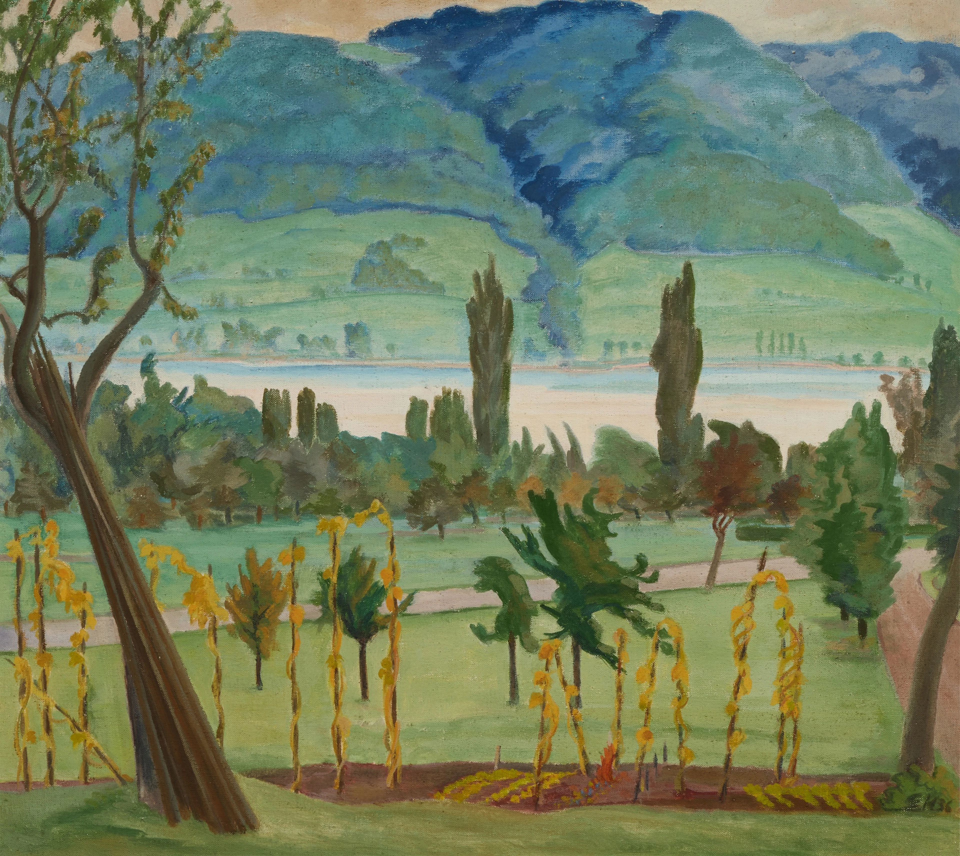 Landschaft bei Wange