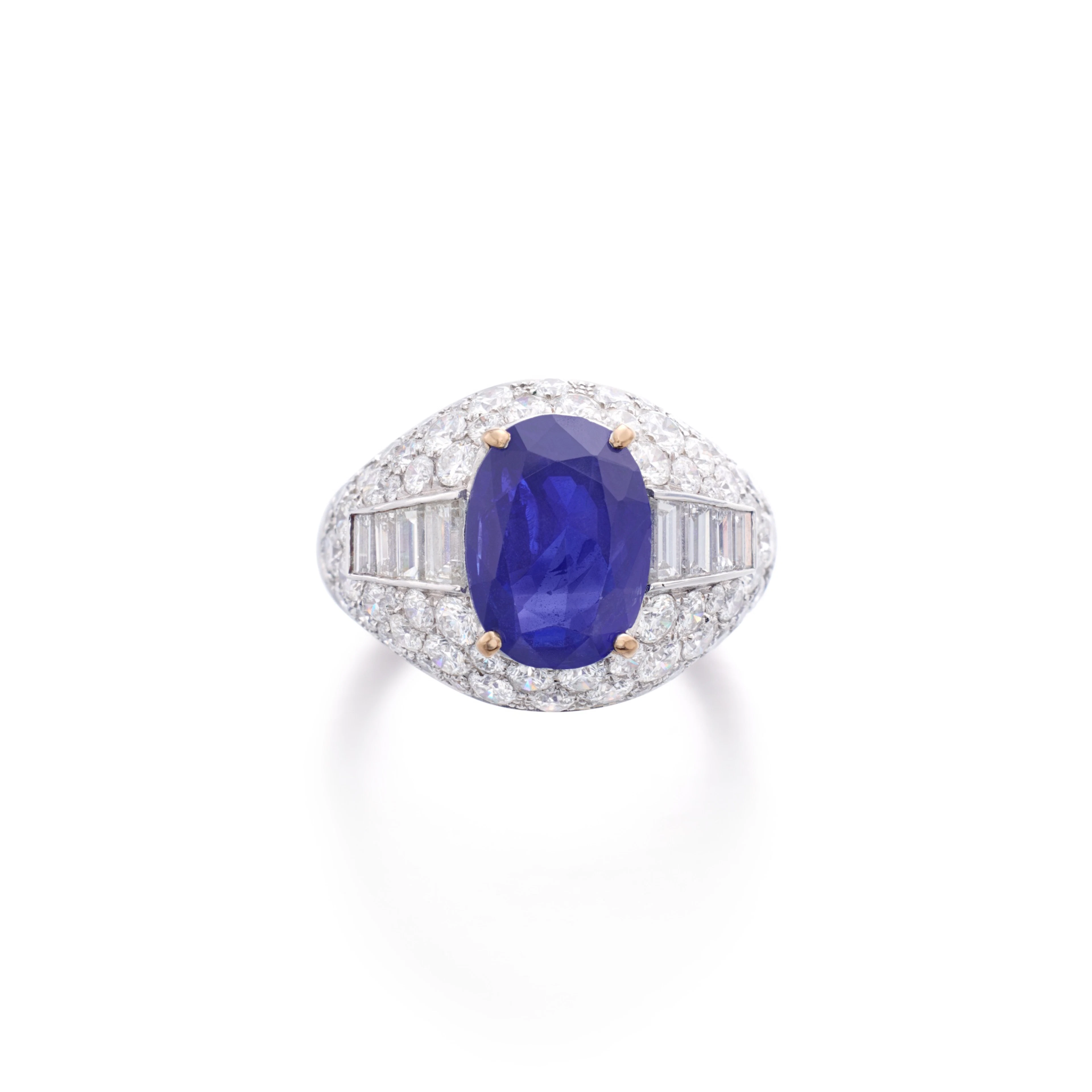 Sapphire and diamond ring, 'Trombino'