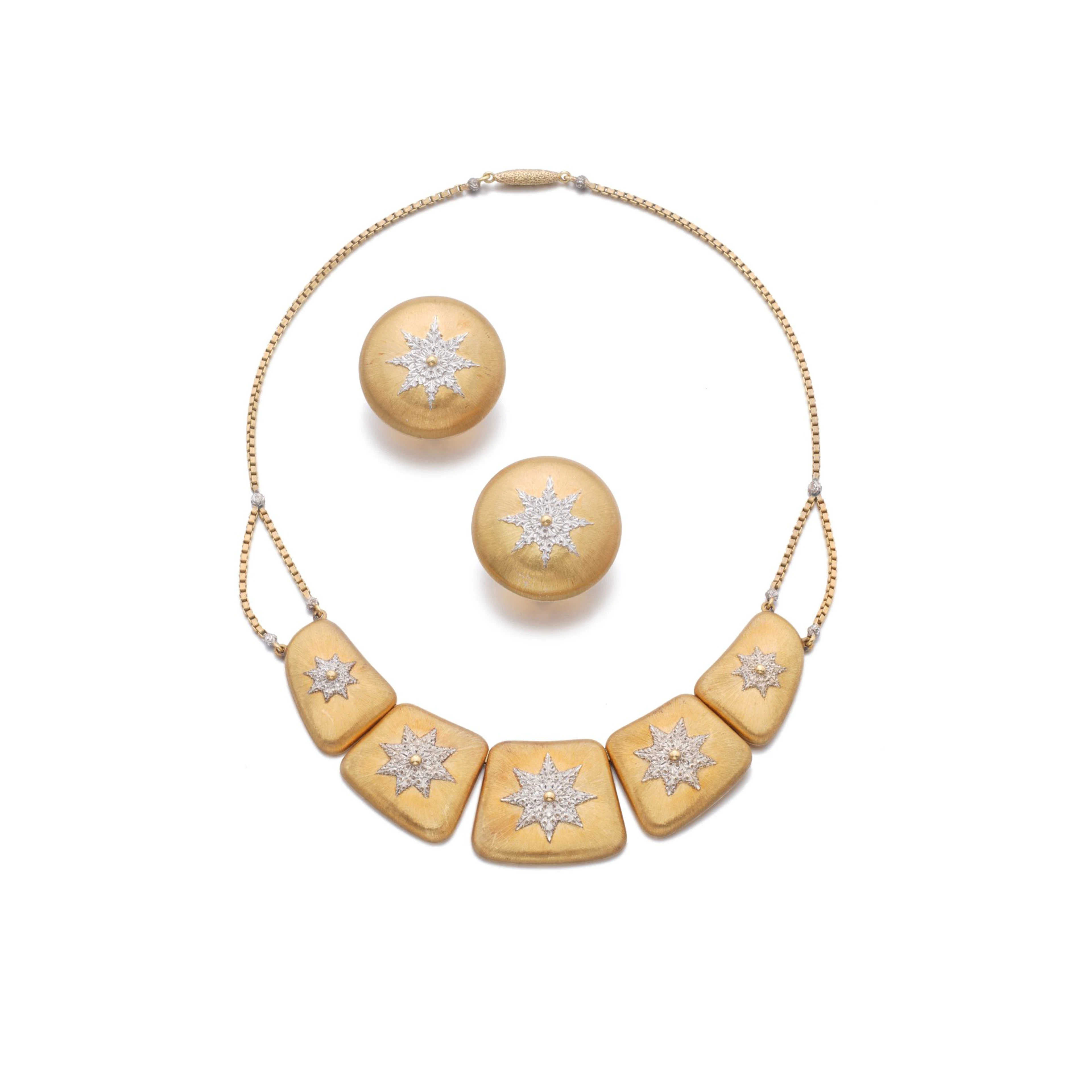 Gold demi-parure