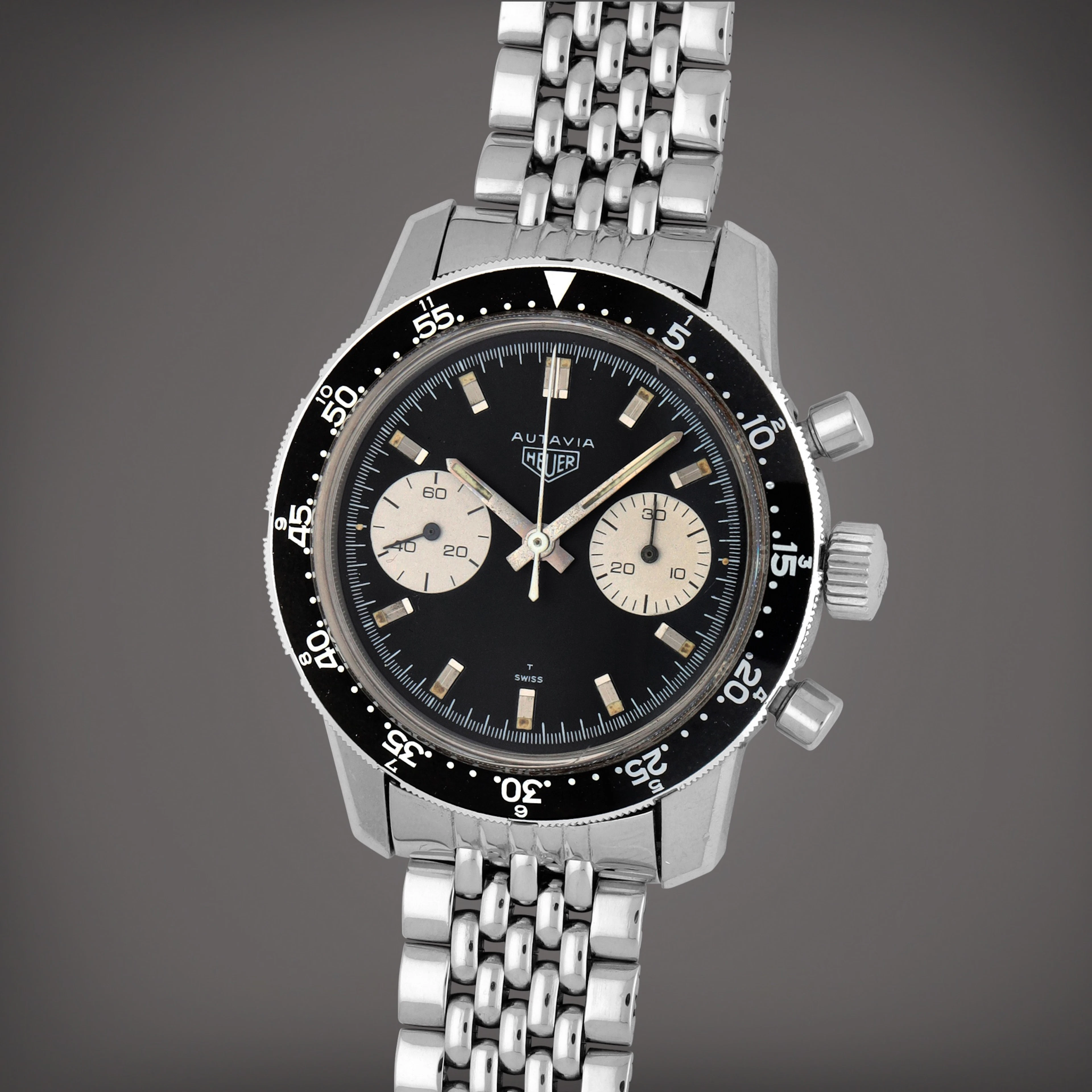 Autavia, Reference 7763 | A stainless steel chronograph...