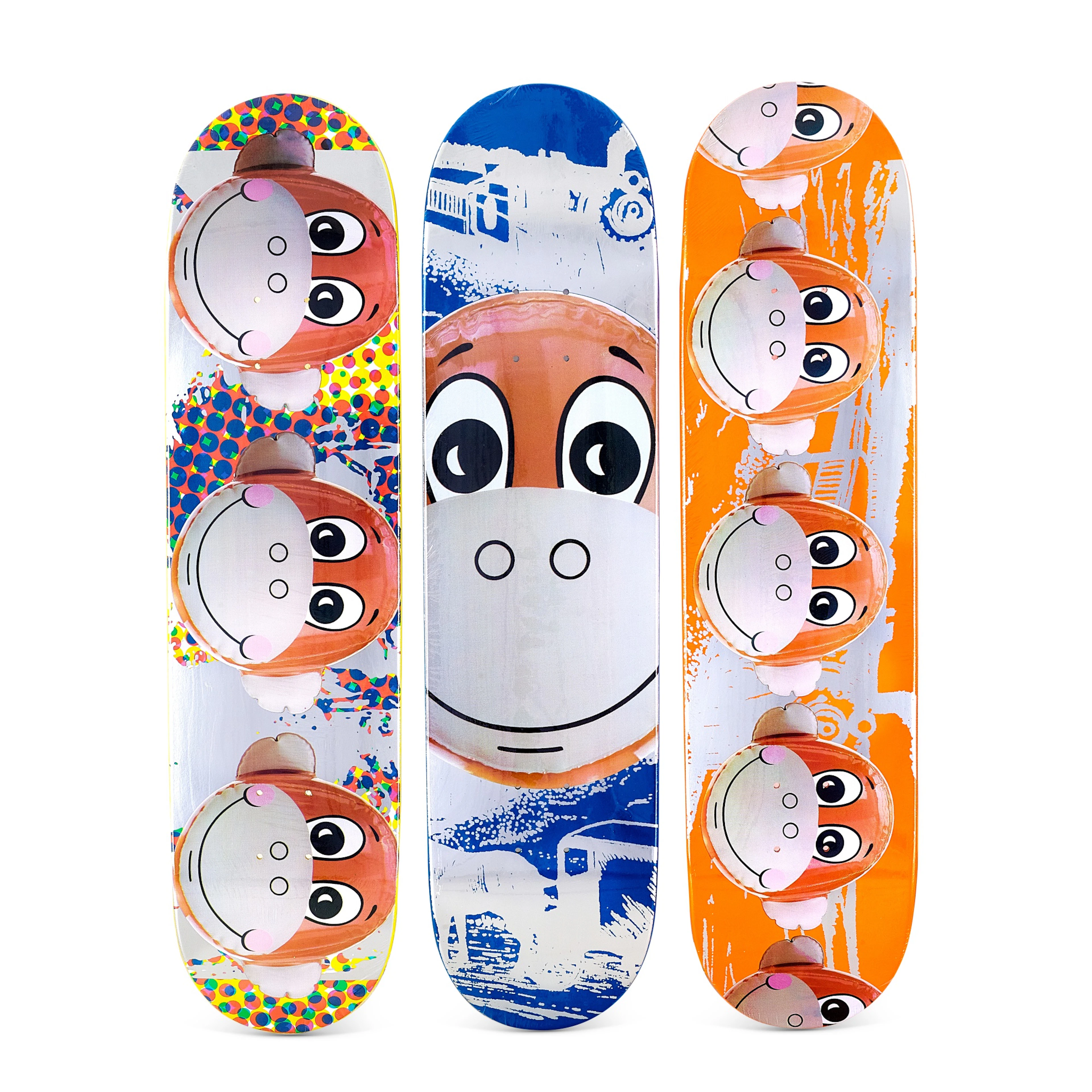 Supreme Skateboard Decks "Jeff Koons", Set of Three