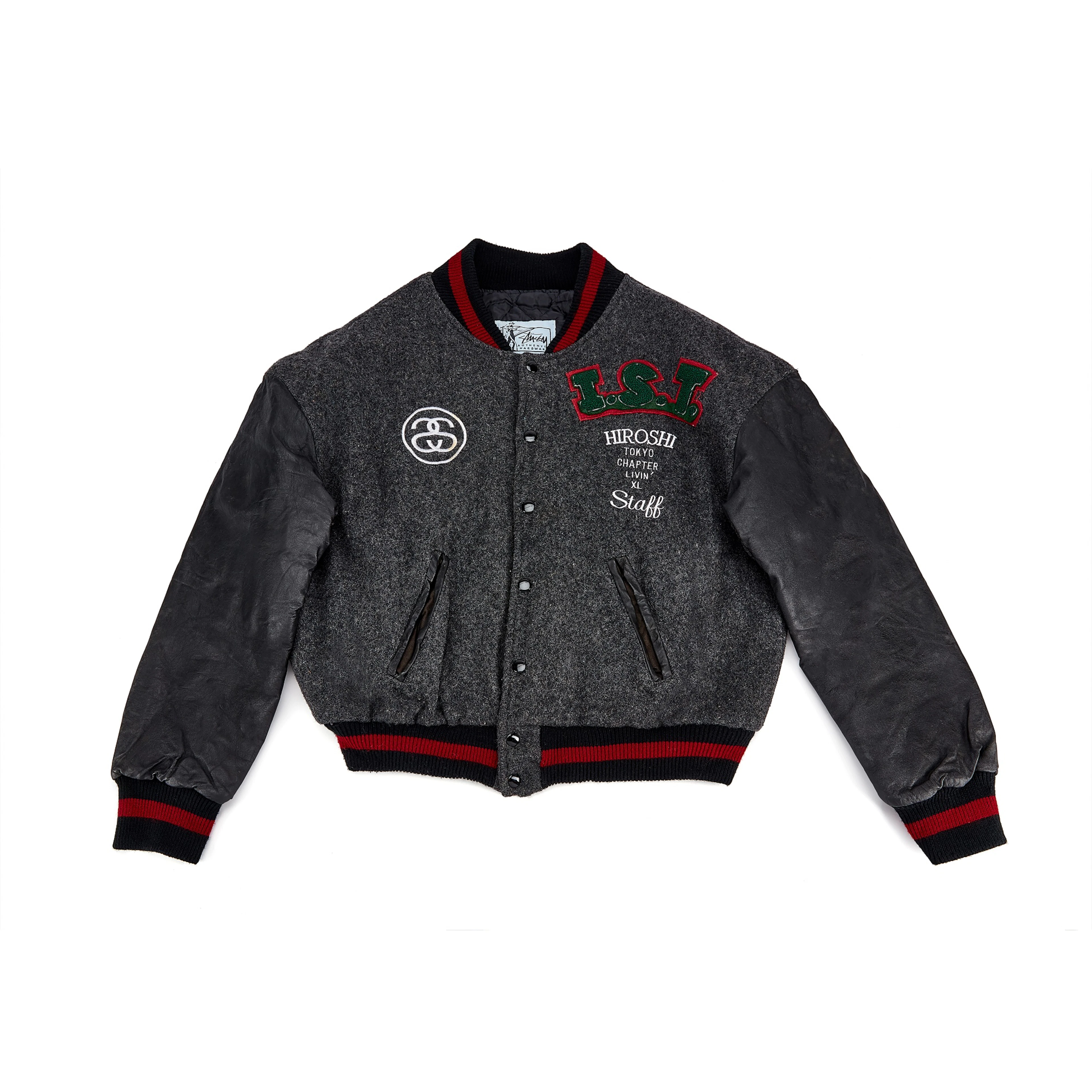 International Stüssy Tribe Varsity Jacket made for Hiroshi Fujiwara
