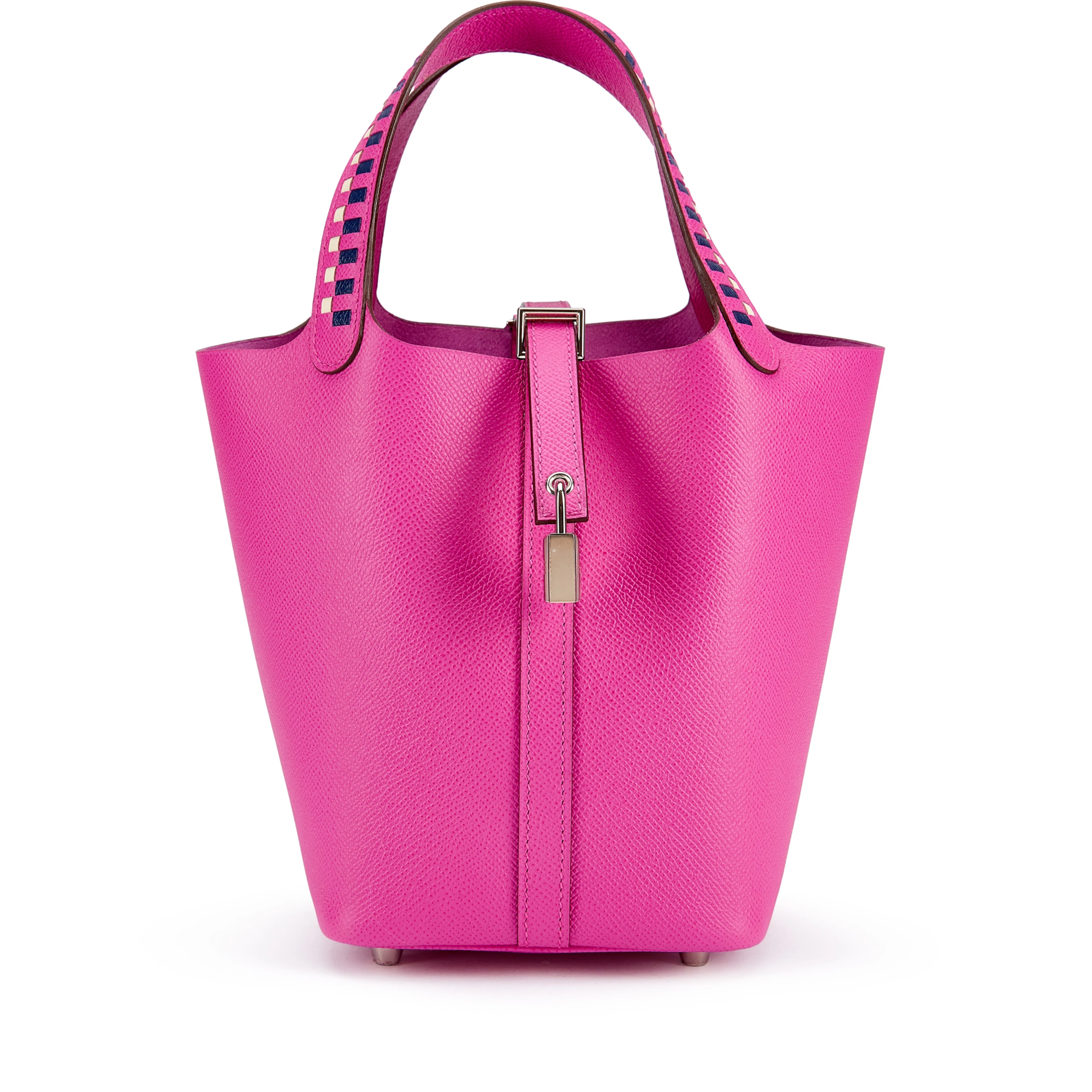 Limited Edition Magnolia Epsom Tressage de Cuir Picotin...