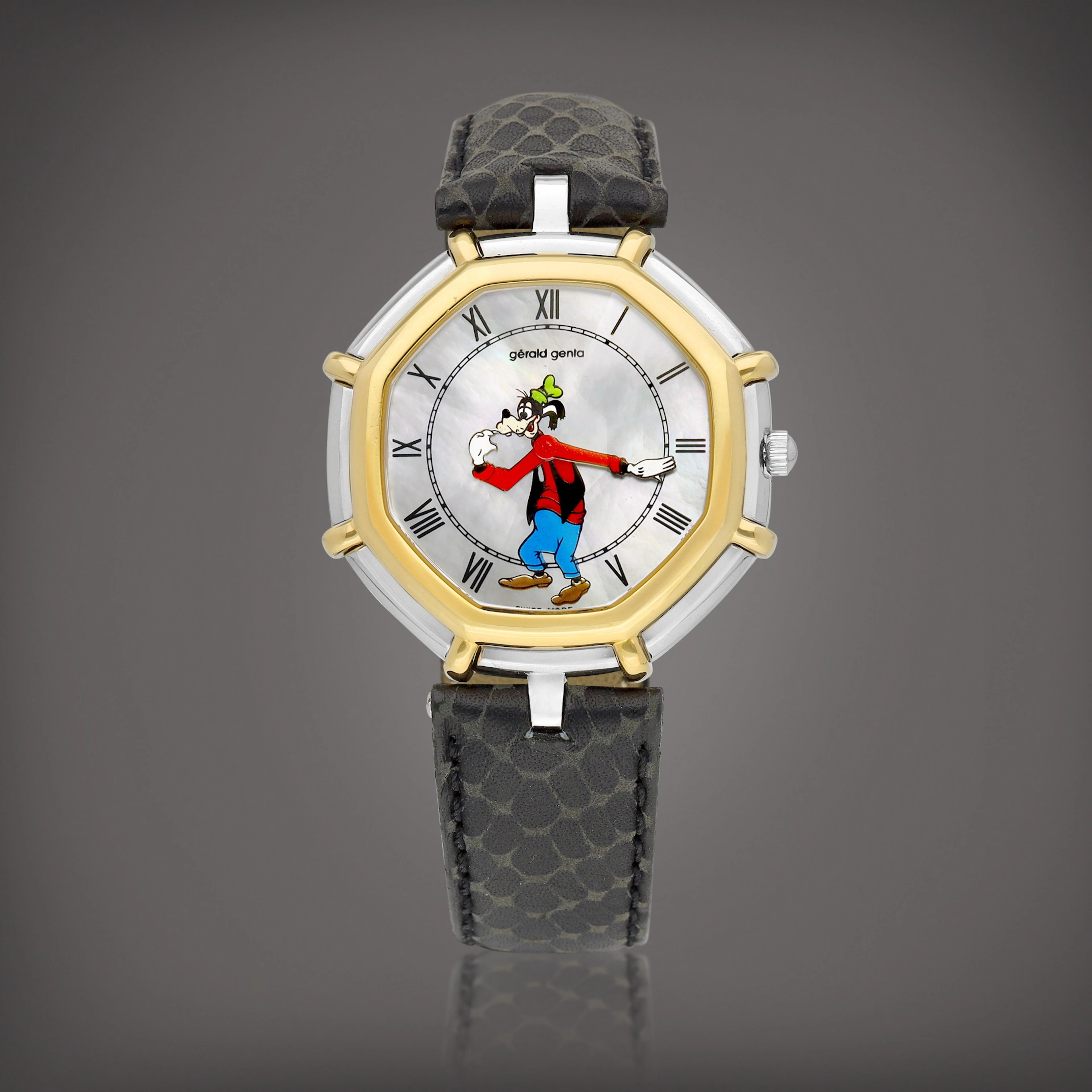 "Goofy", Reference G.2860.7 | A yellow gold and stainless...