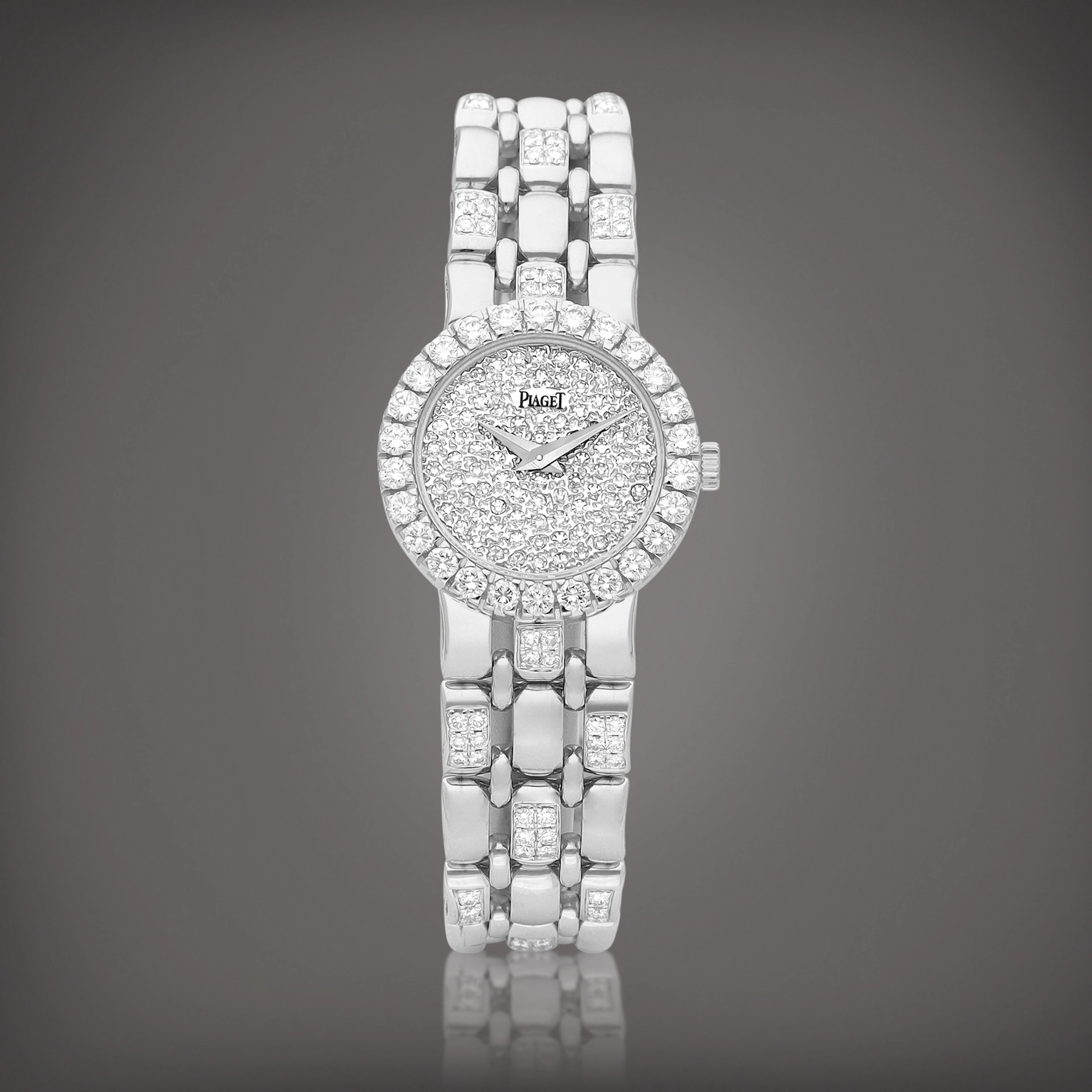 Polo, Reference 8296 K 61 R | A white gold and diamond-set bracelet watch