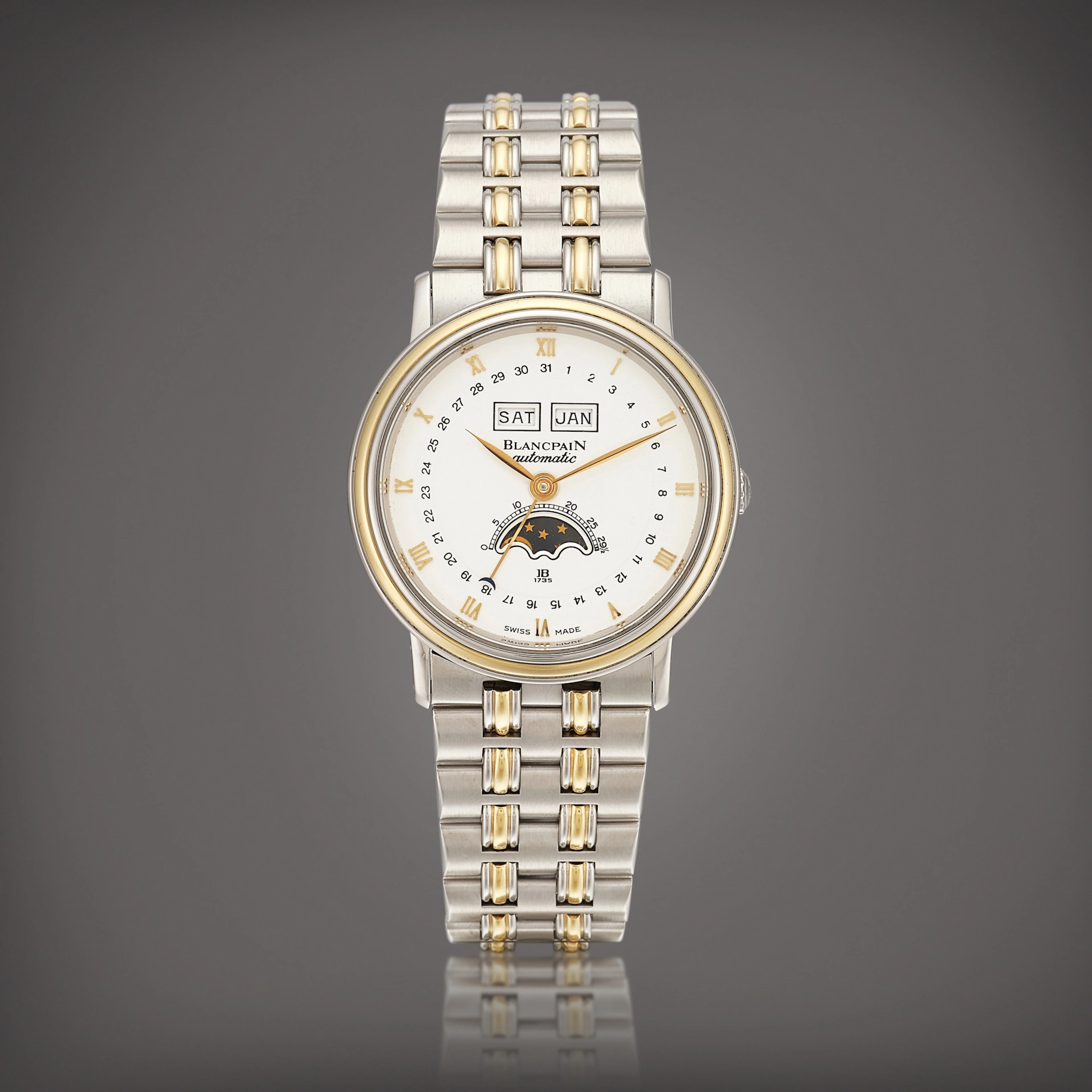 Reference 6595 | A yellow gold and stainless steel triple...