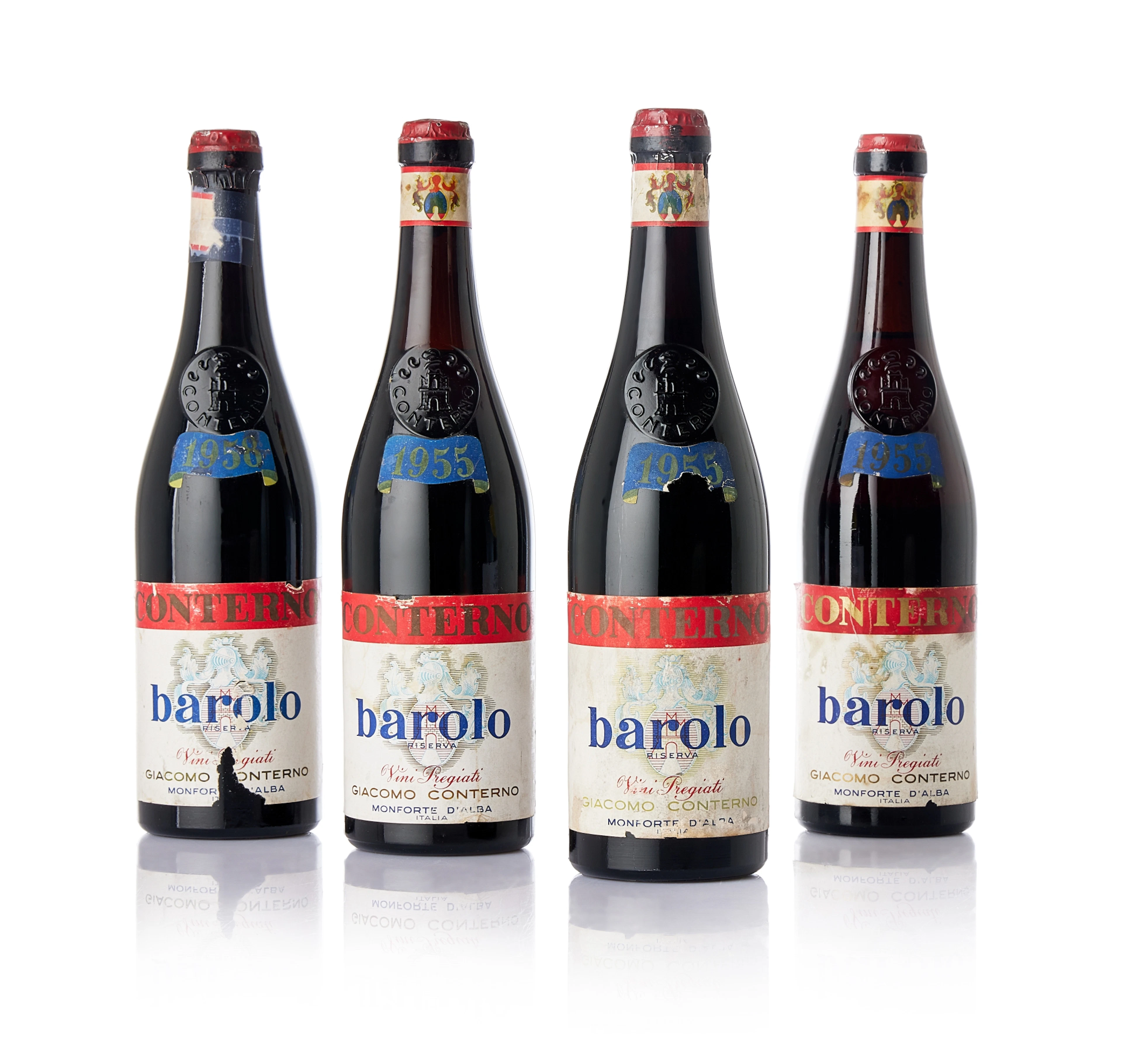 Barolo Riserva, Vini Pregiati Giacomo Conterno "Vertical" (4 BT)
