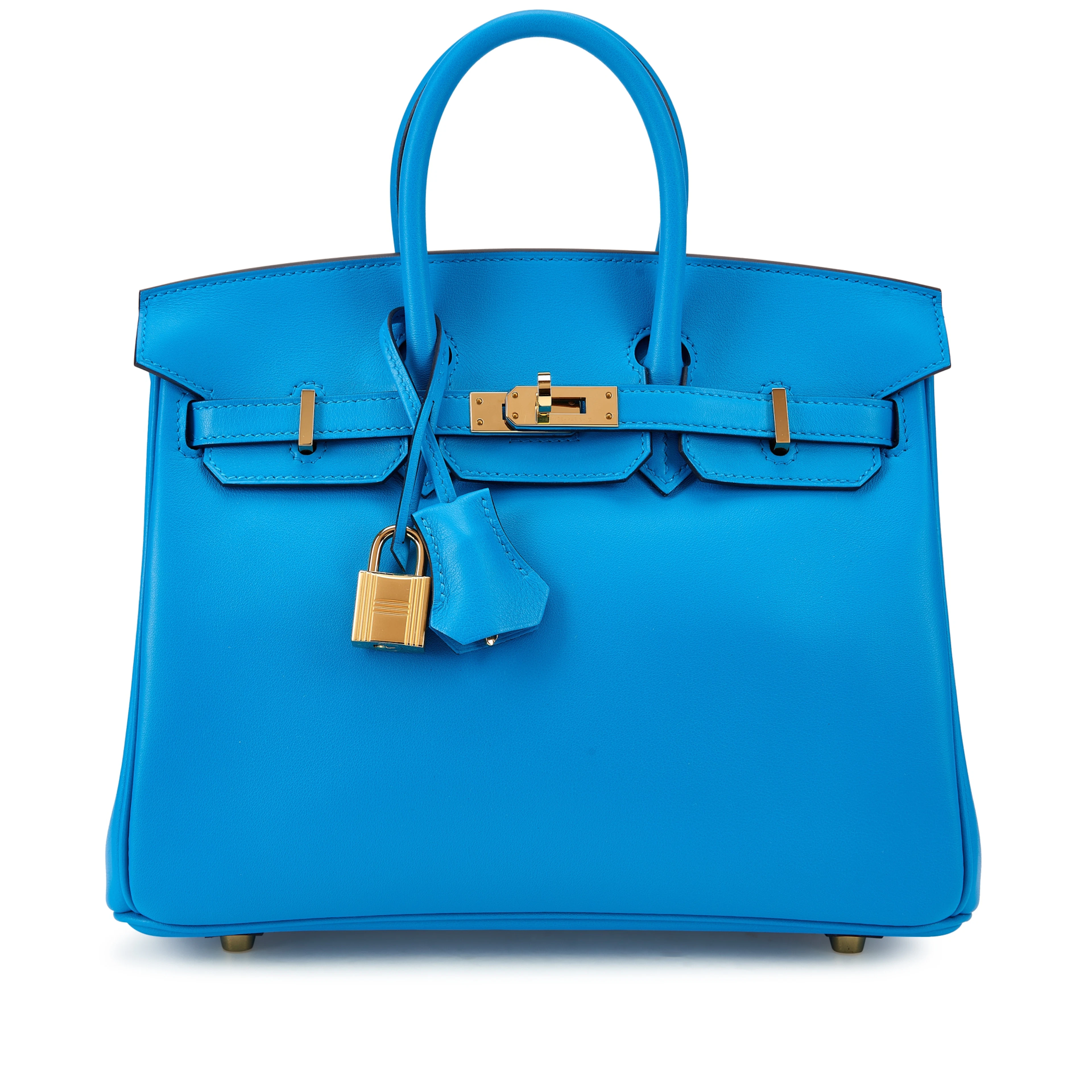 Bleu Frida Swift Birkin 25 Gold Hardware, 2020