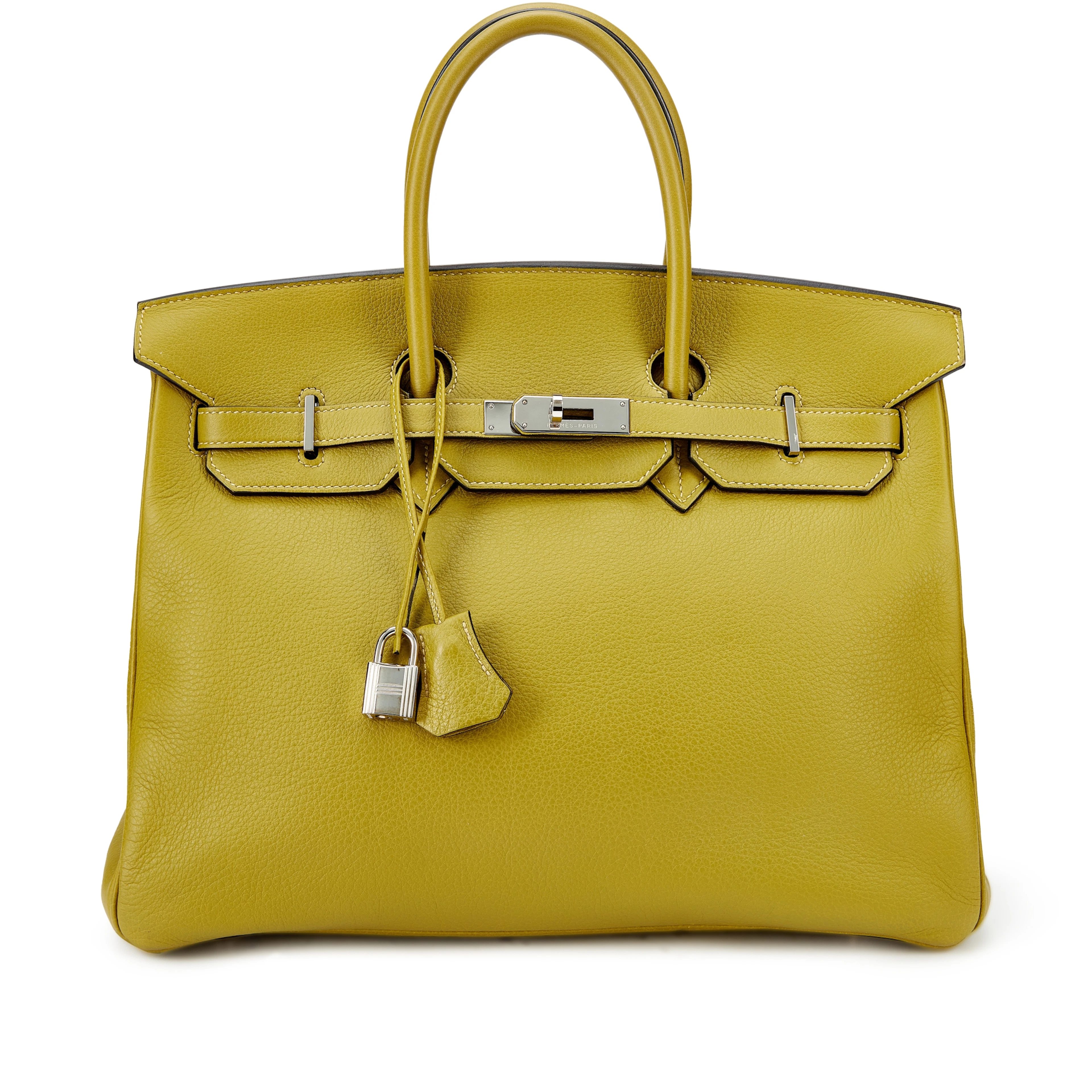 Vert Chartreuse Togo Birkin 35 Palladium Hardware, 2004