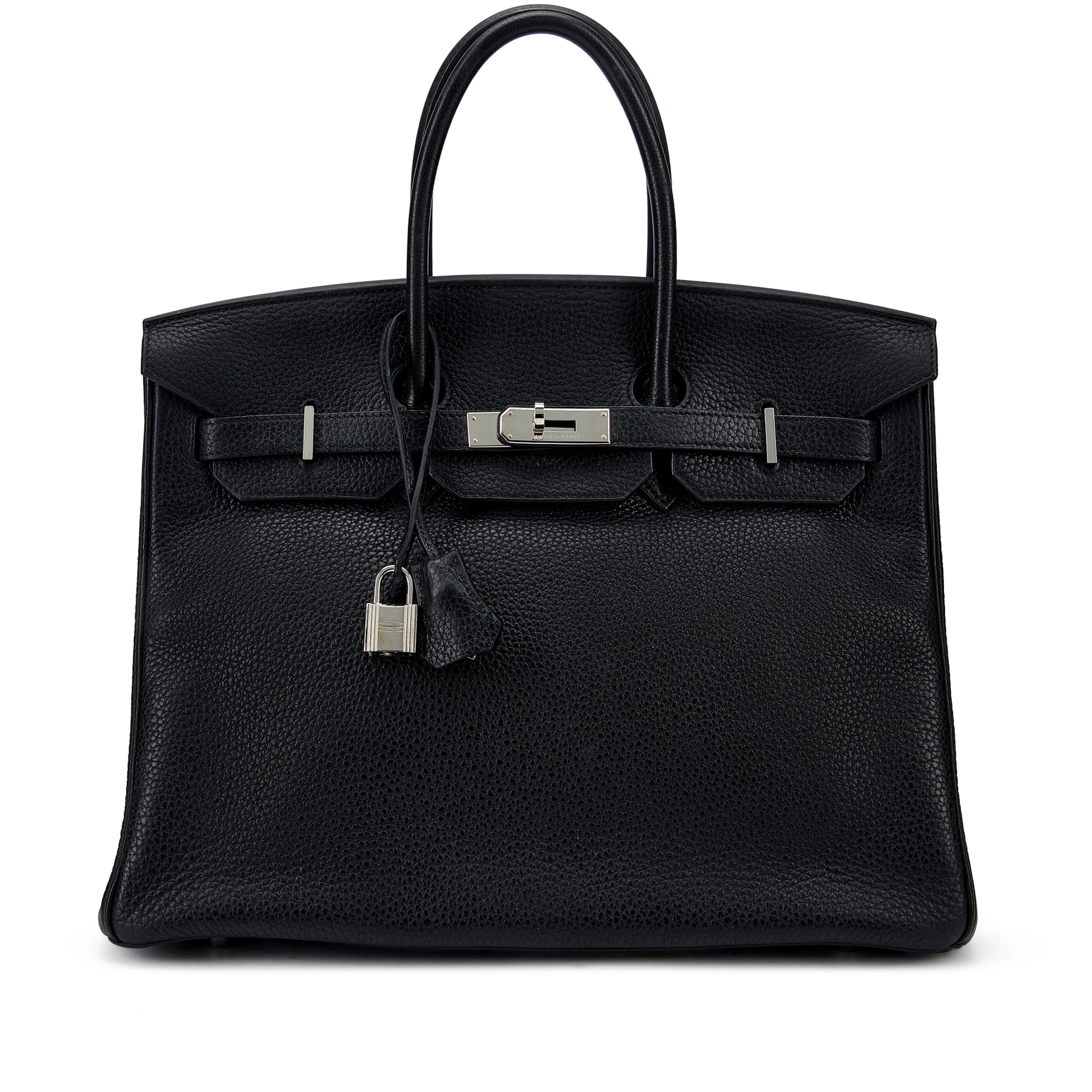 Black Clemence Birkin 35 Palladium Hardware, 2008