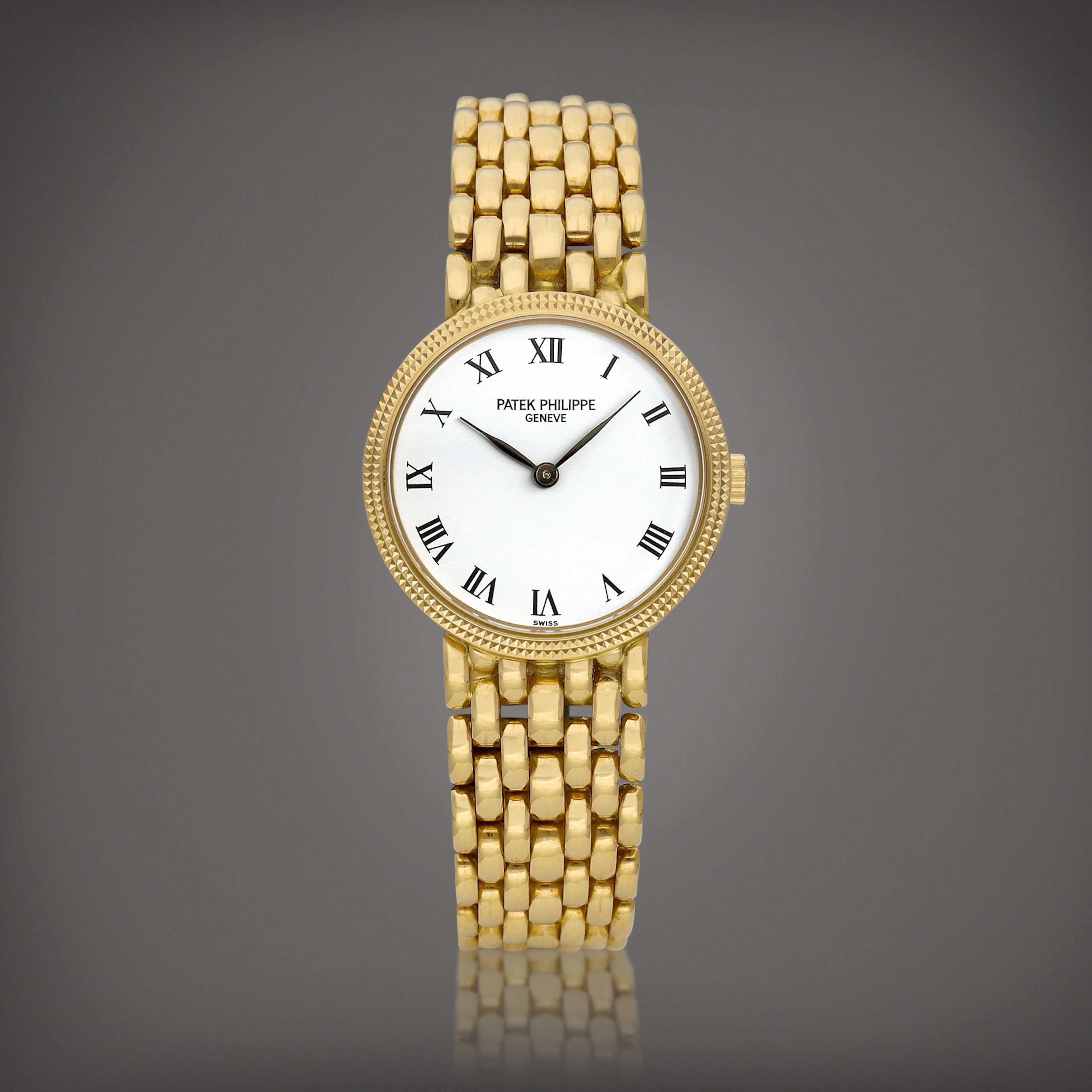 Reference 4809 | A yellow gold bracelet watch