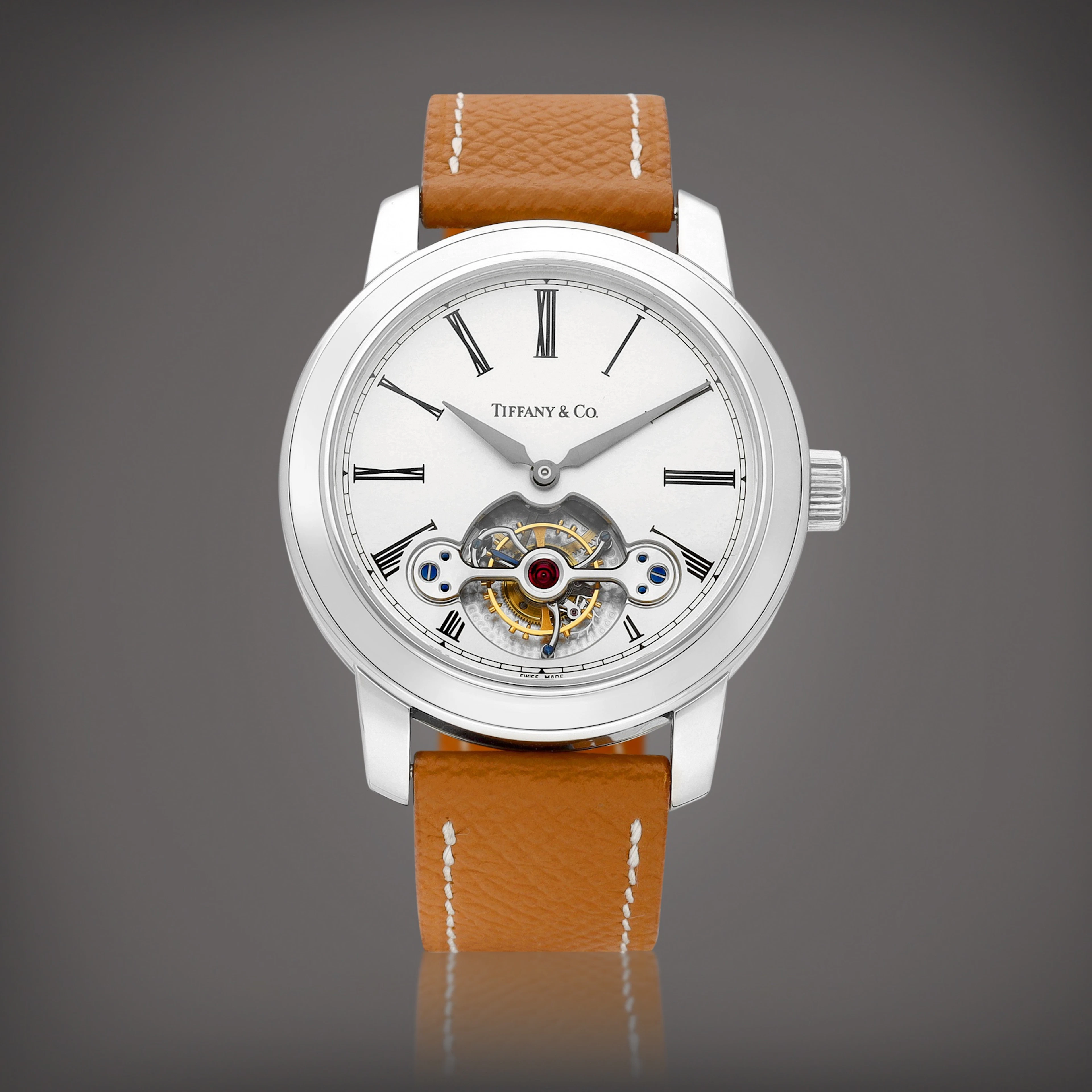 The Tiffany Mark Tourbillon | A platinum tourbillon wristwatch